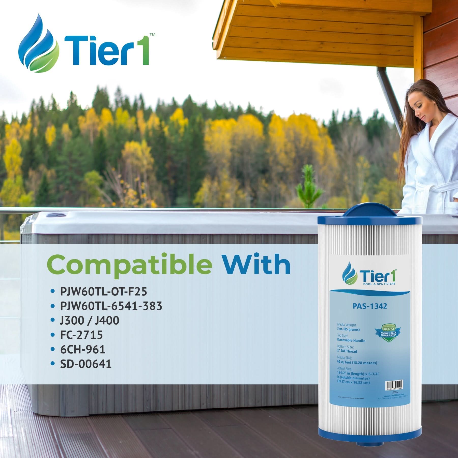 6541-383 Replacement Pool and Spa Filter by Tier1 - WaterFilters.NET