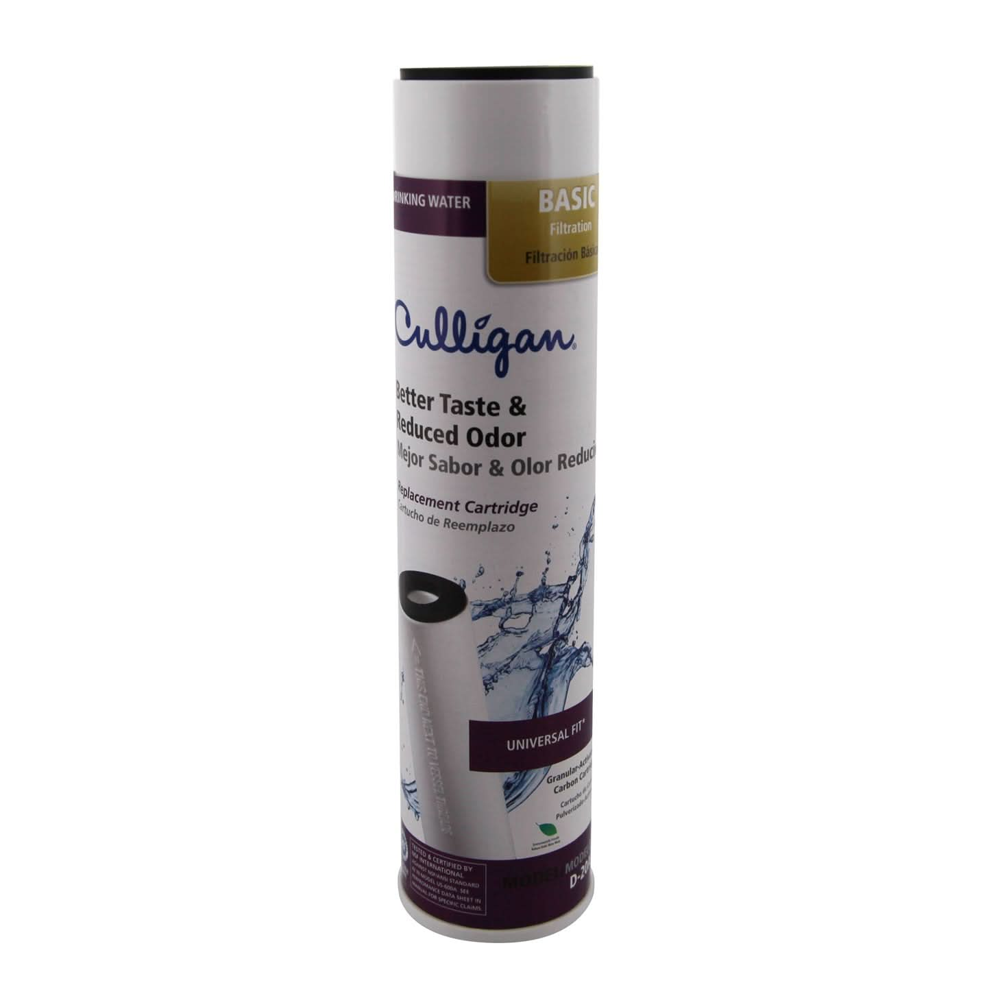 D-20A Culligan Level 1 Undersink Water Filter Replacement Cartridge