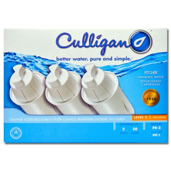 PR-3 Culligan Water Pitcher Replacement Cartridge (3-Pack)