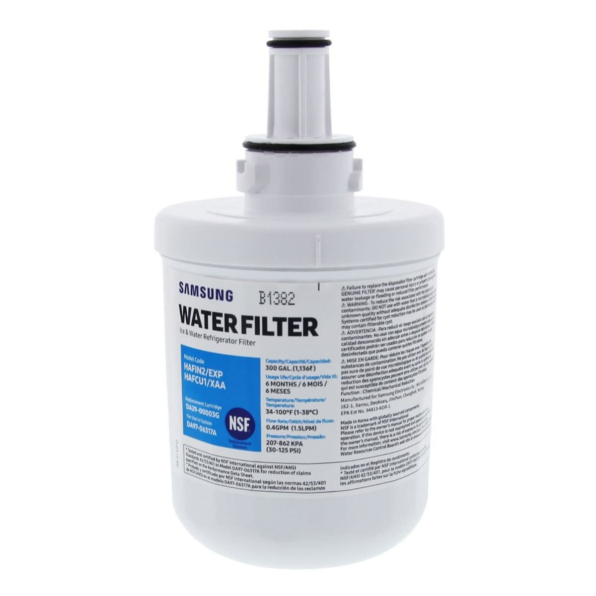 Samsung DA29-00003G Refrigerator Water Filter