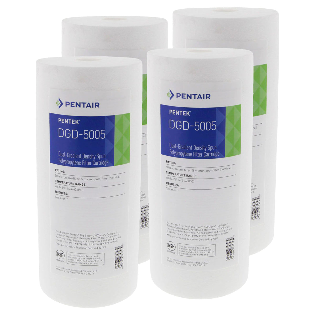 Pentek DGD-5005 Sediment Water Filters (10-inch x 4.5-inch)