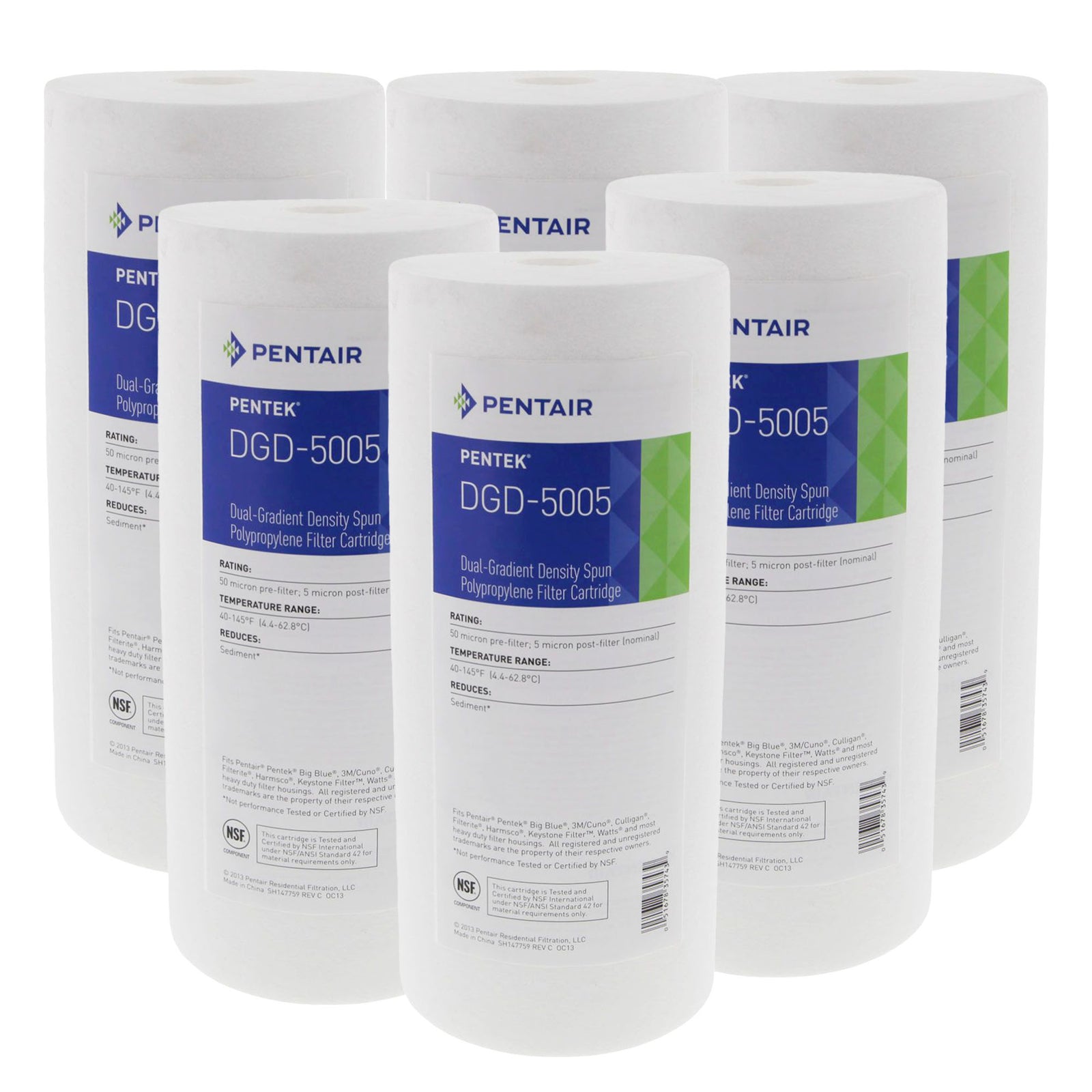 Pentek DGD-5005 Sediment Water Filters (10-inch x 4.5-inch)