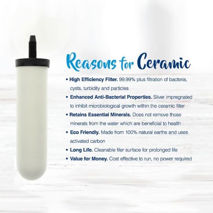 Doulton W9121226 British Berkefeld 7" Ultra Sterasyl (ATC Super Sterasyl) Ceramic Water Filter - WaterFilters.NET