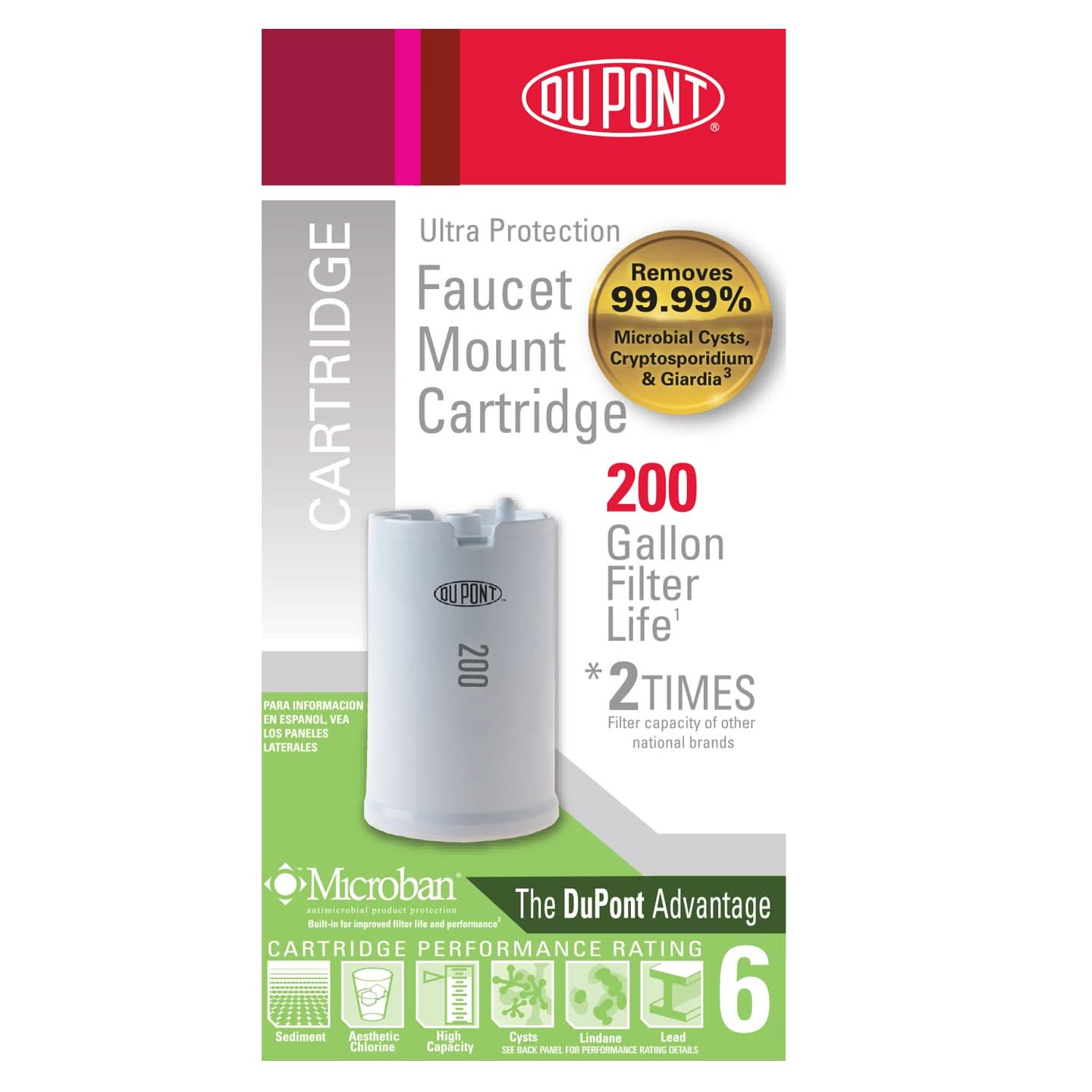 WFFMC300X Faucet Mount Replacement Cartridge - Ultra Protection Filter by DuPont - WaterFilters.NET