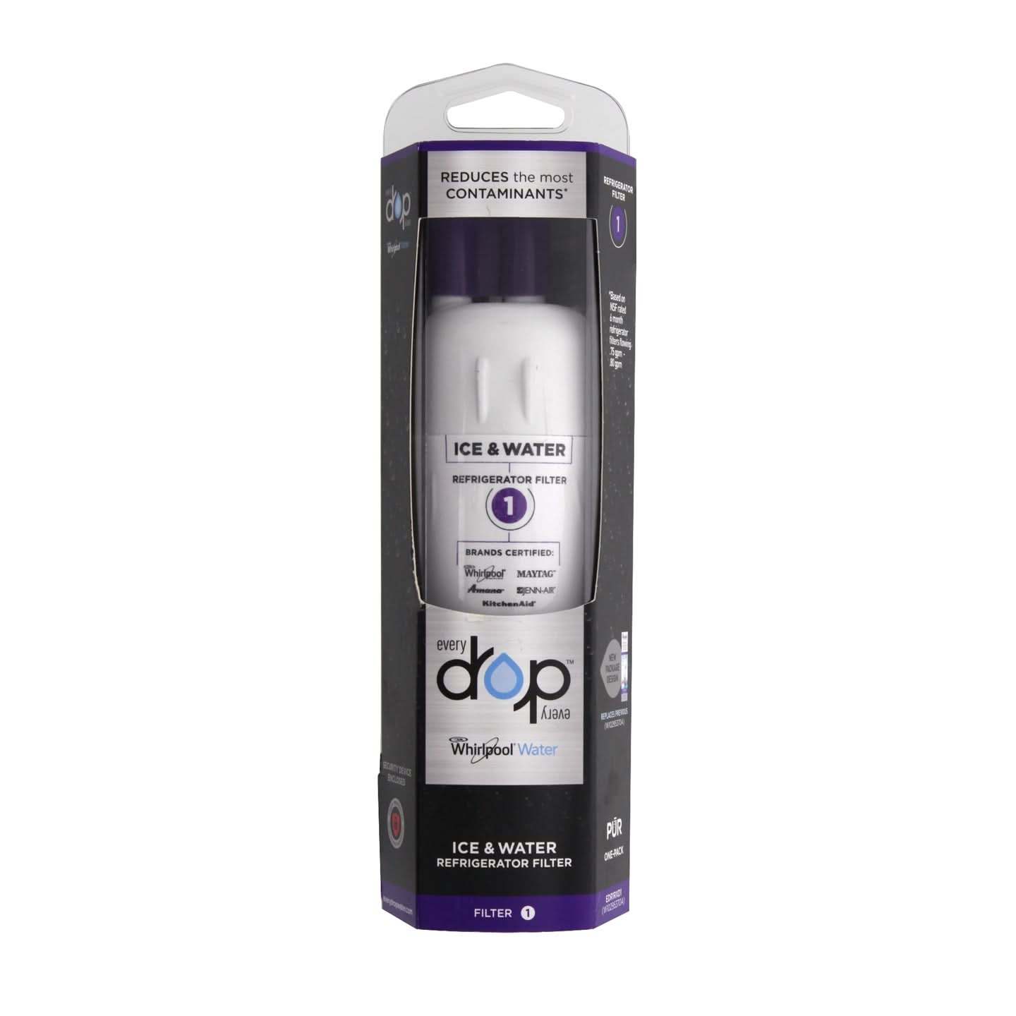 Whirlpool W10295370A EveryDrop EDR1RXD1 (Filter 1) Ice and Water Refrigerator Filter - WaterFilters.NET