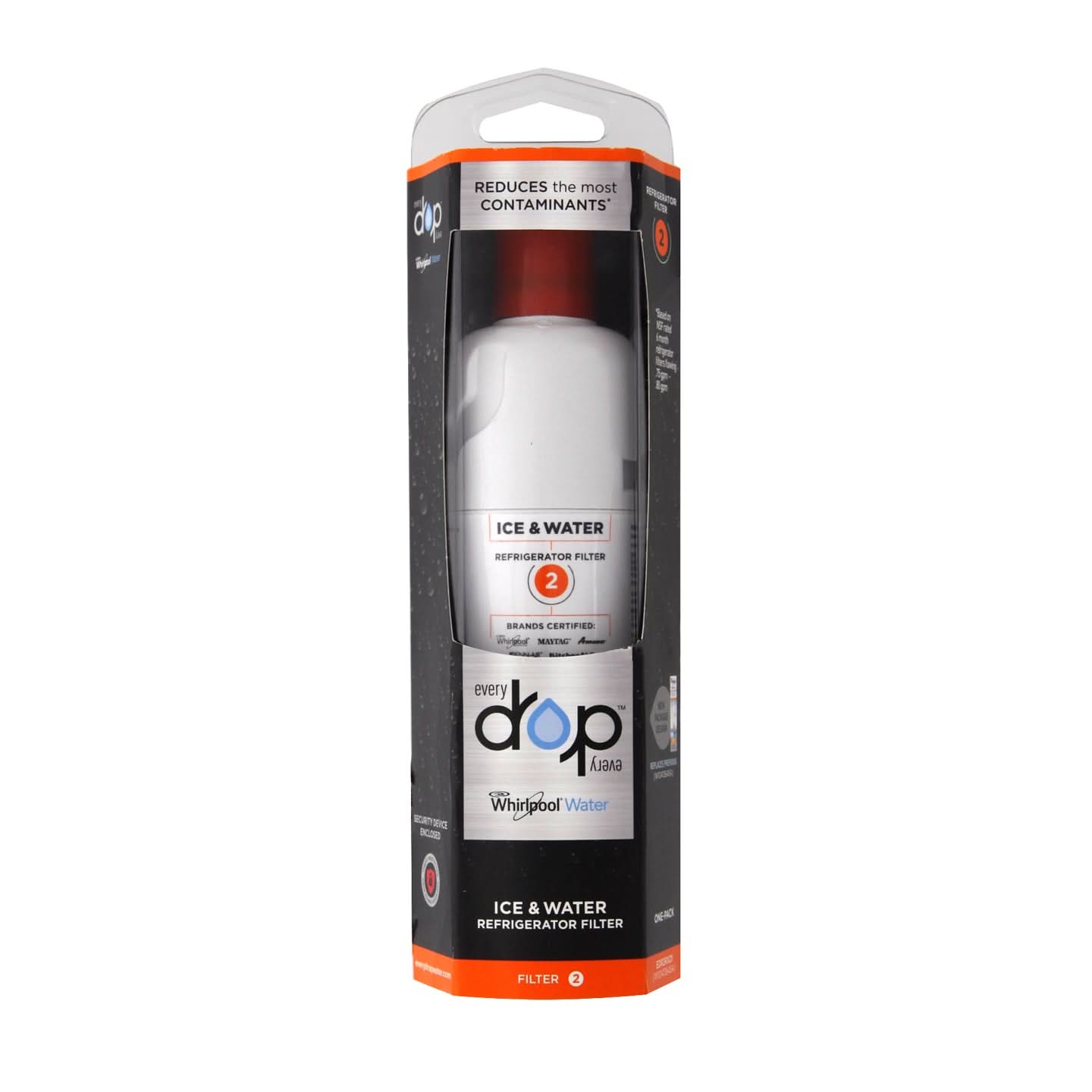Whirlpool W10413645A EveryDrop EDR2RXD1 (Filter 2) Ice and Water Refrigerator Filter - WaterFilters.NET