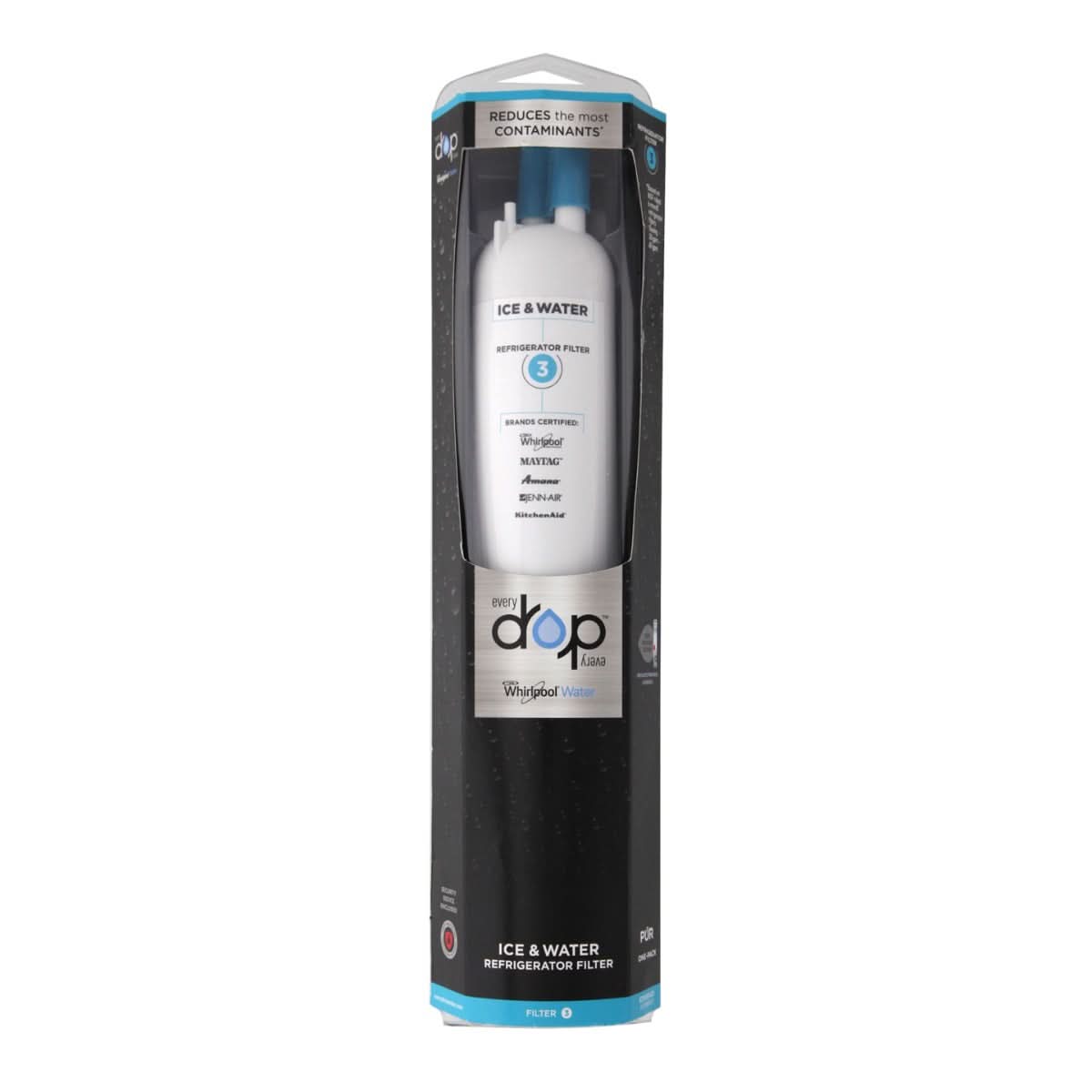 Whirlpool 4396841, 4396710 and W10193691 EveryDrop EDR3RXD1 (Filter 3) Ice and Water Refrigerator Filter - WaterFilters.NET