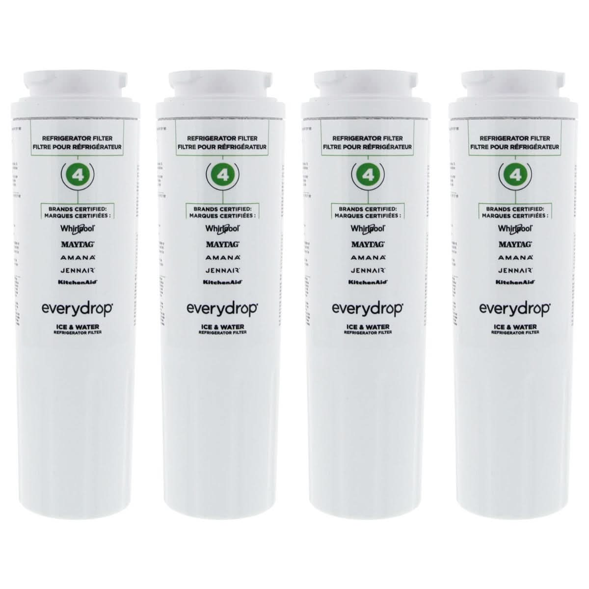 Whirlpool 4396395 and Maytag UKF8001 EveryDrop EDR4RXD1 (Filter 4) Ice and Water Refrigerator Filter