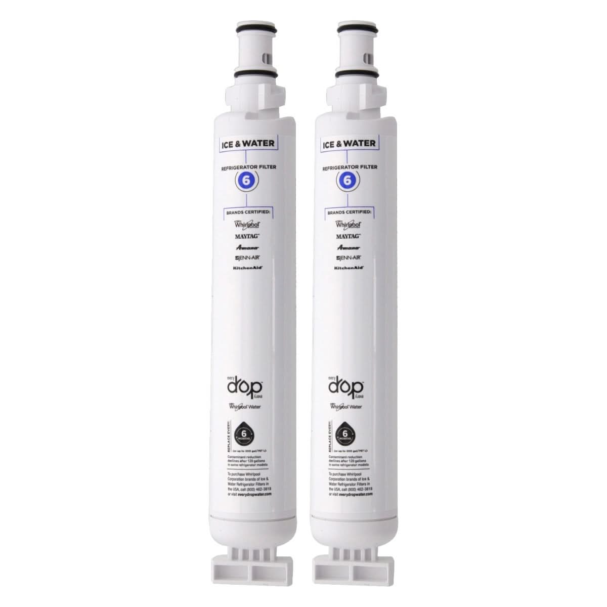 Whirlpool 4396701 EveryDrop EDR6D1 (Filter 6) Ice and Water Refrigerator Filter - WaterFilters.NET