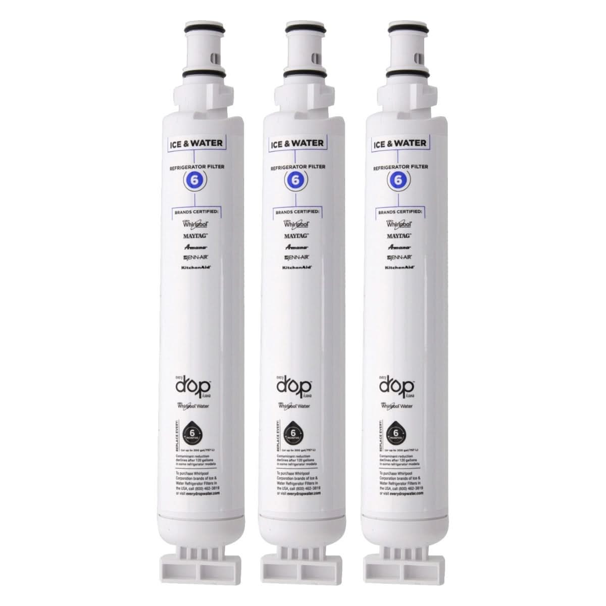 Whirlpool 4396701 EveryDrop EDR6D1 (Filter 6) Ice and Water Refrigerator Filter - WaterFilters.NET