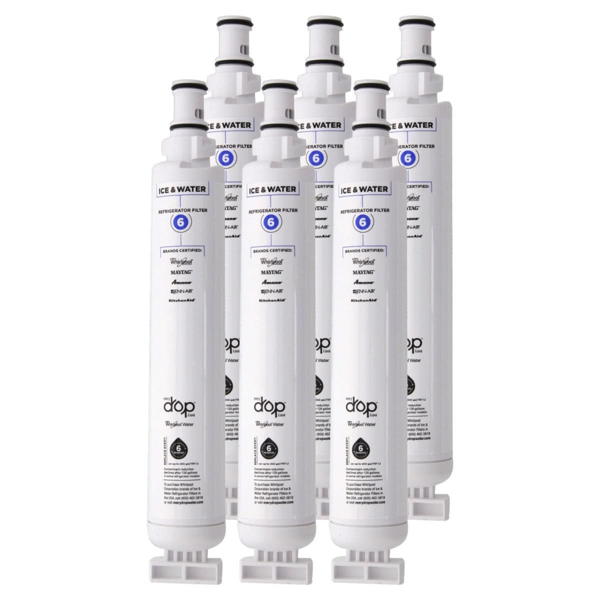 Whirlpool 4396701 EveryDrop EDR6D1 (Filter 6) Ice and Water Refrigerator Filter - WaterFilters.NET