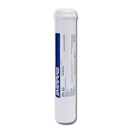 Everpure EV9100-08 IN-10 Inline Filter with 3/8 inch NPT threads - WaterFilters.NET