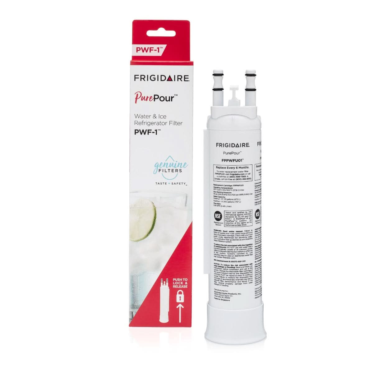 Frigidaire PurePour PWF-1 FPPWFU01 Refrigerator Water Filter