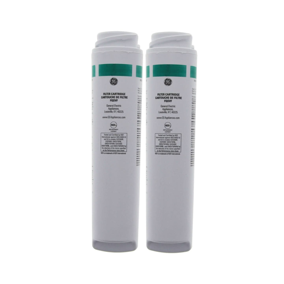 GE FQSVN Under Sink Water Filter Set (2 Filters) - WaterFilters.NET