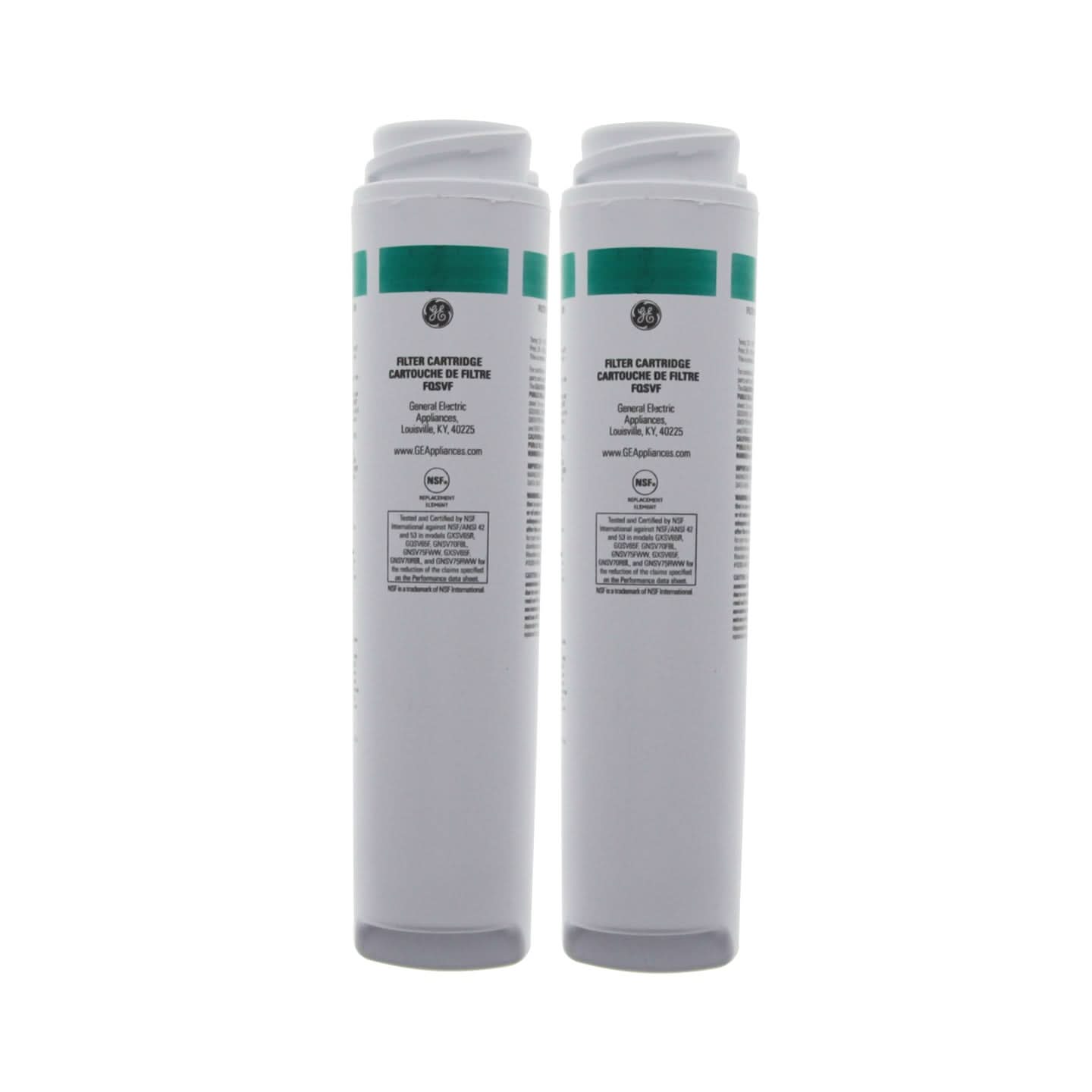GE FQSVN Under Sink Water Filter Set (2 Filters) - WaterFilters.NET