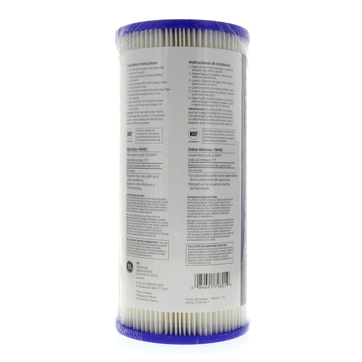 GE FXHSC Sediment Water Filter