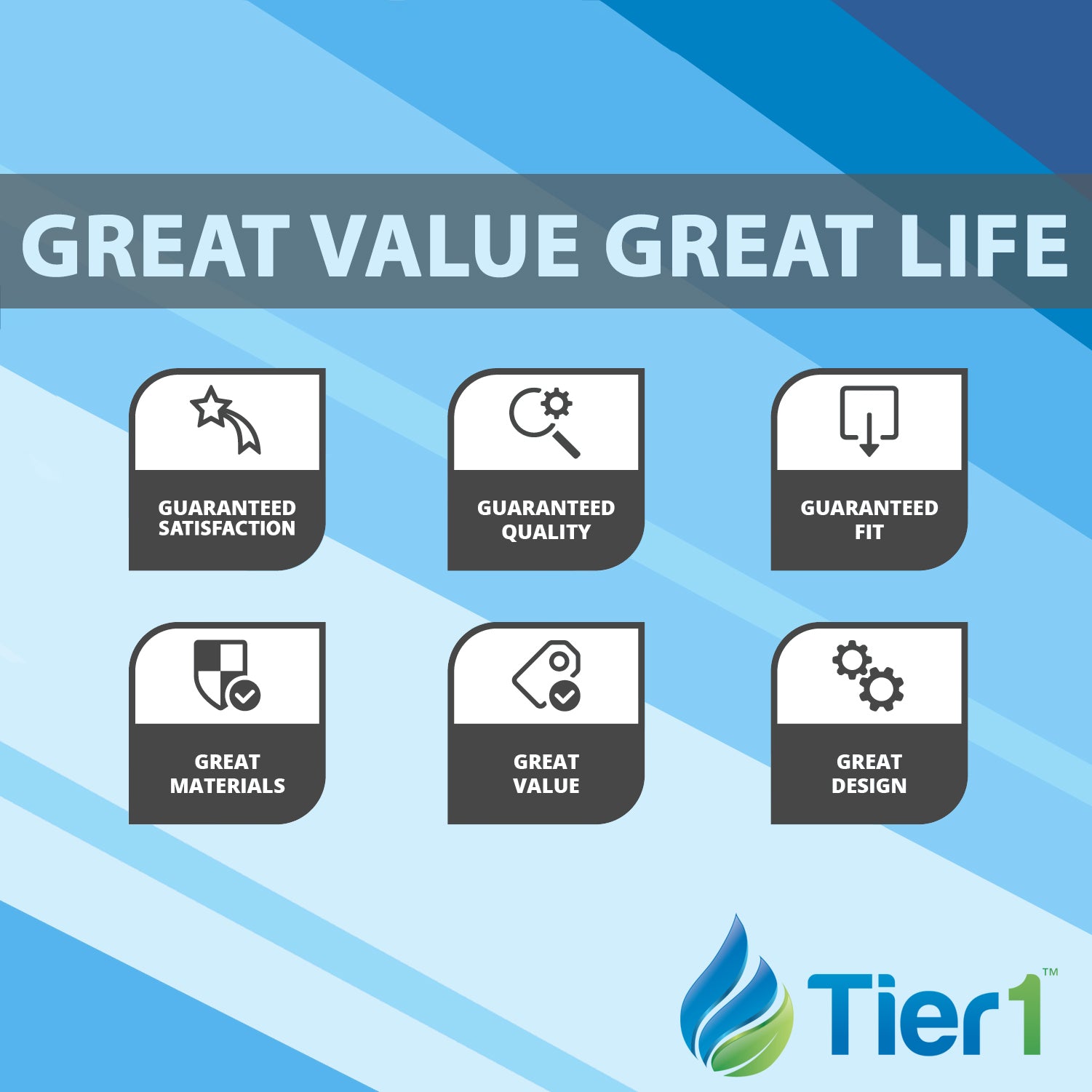 Tier1 brand replacement for 03FIL1600 (Great Water Great Life)