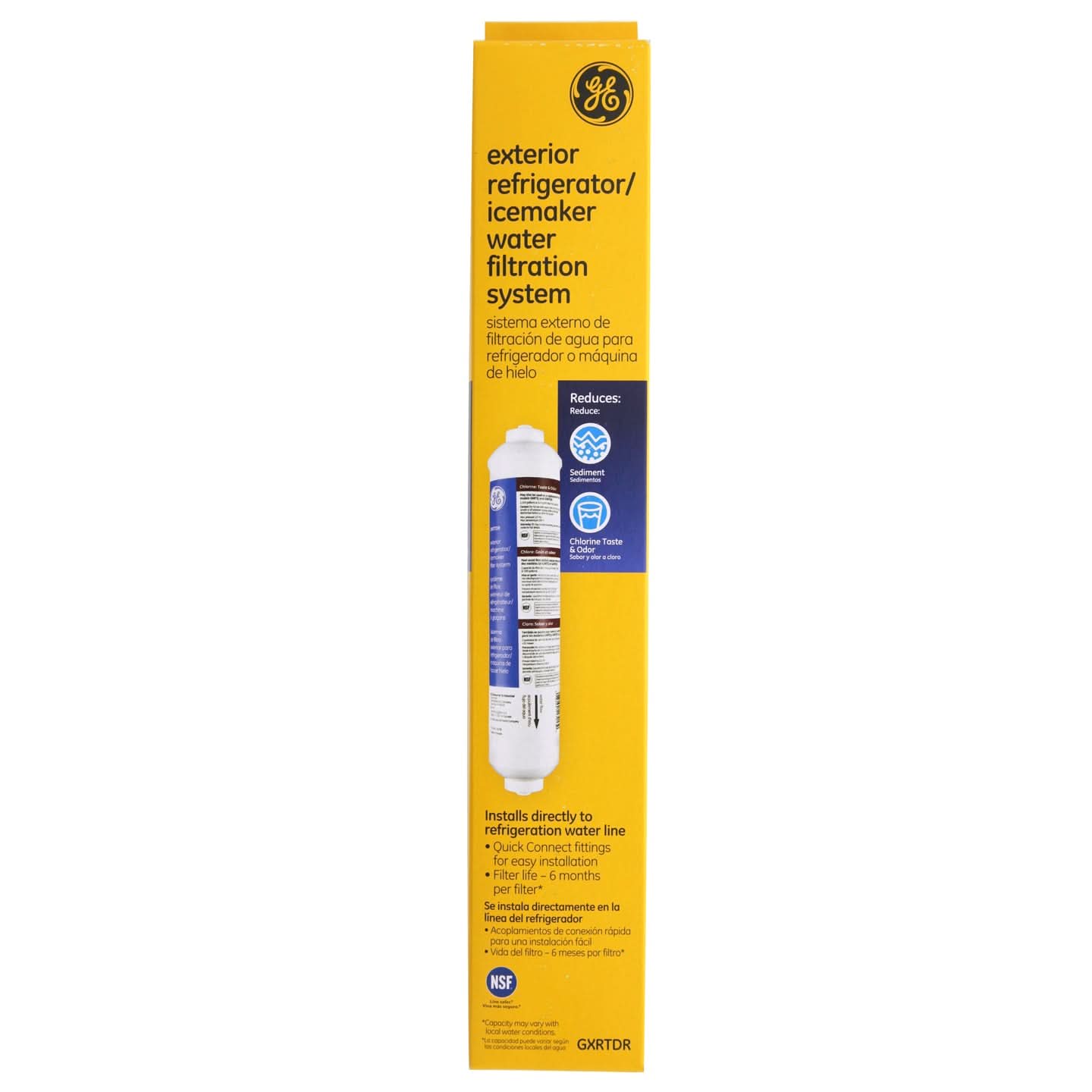 GE GXRTDR Inline Water Filter Replacement - WaterFilters.NET