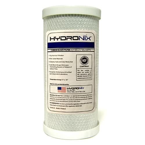 Hydronix CB-45-1010 Replacement Carbon Water Filter  10-inch x 4.5-inch (10 Micron) - WaterFilters.NET