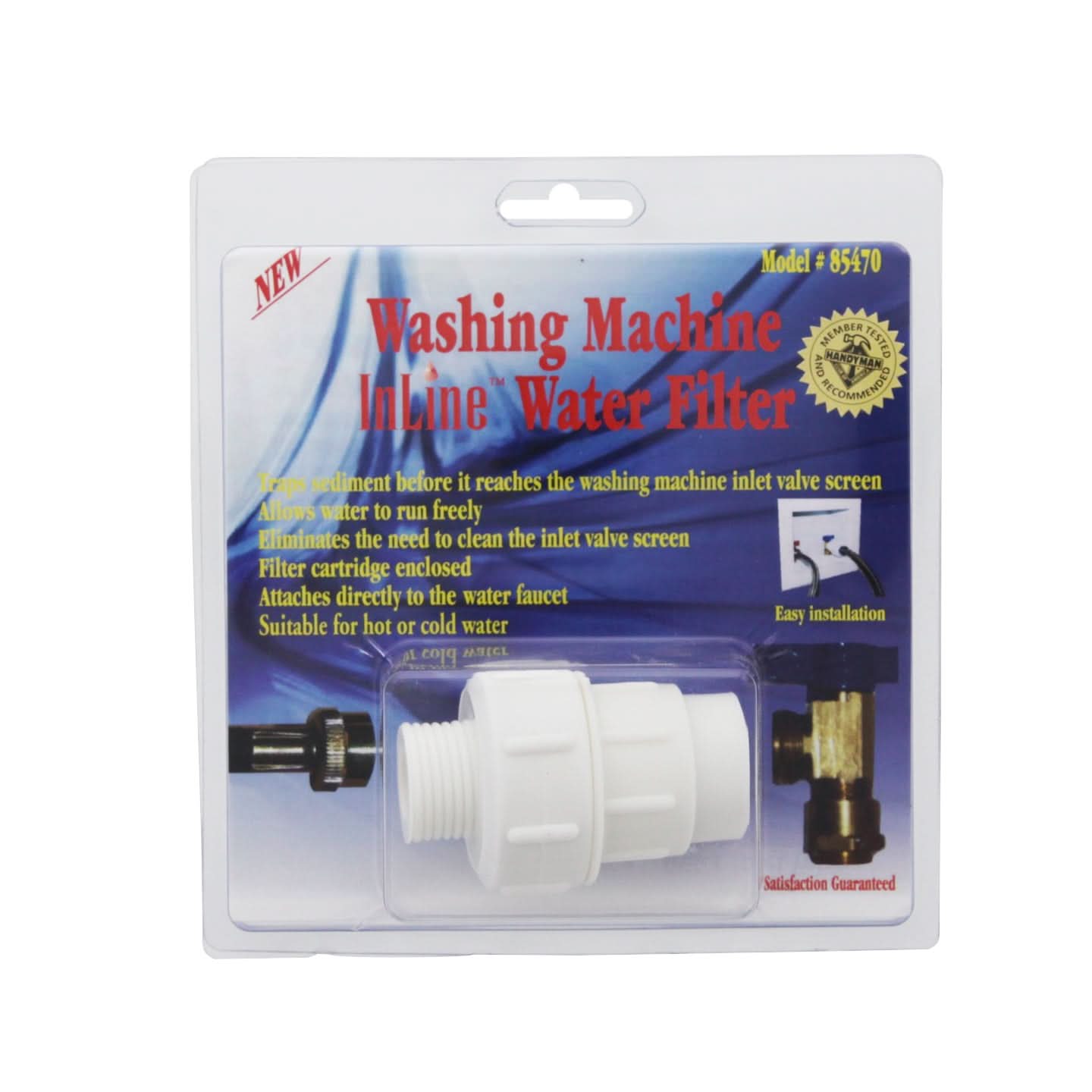 Washing Machine Inline Water Filter 85470 - WaterFilters.NET