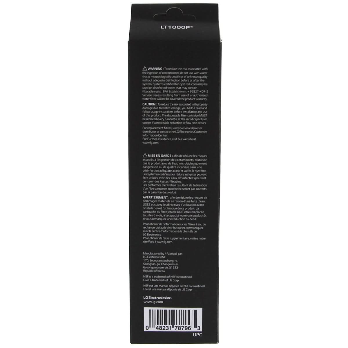 LG LT1000P Replacement Refrigerator Water Filter - WaterFilters.NET