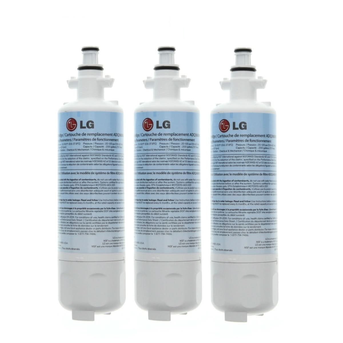 LG LT700P Refrigerator Water Filter ADQ36006101