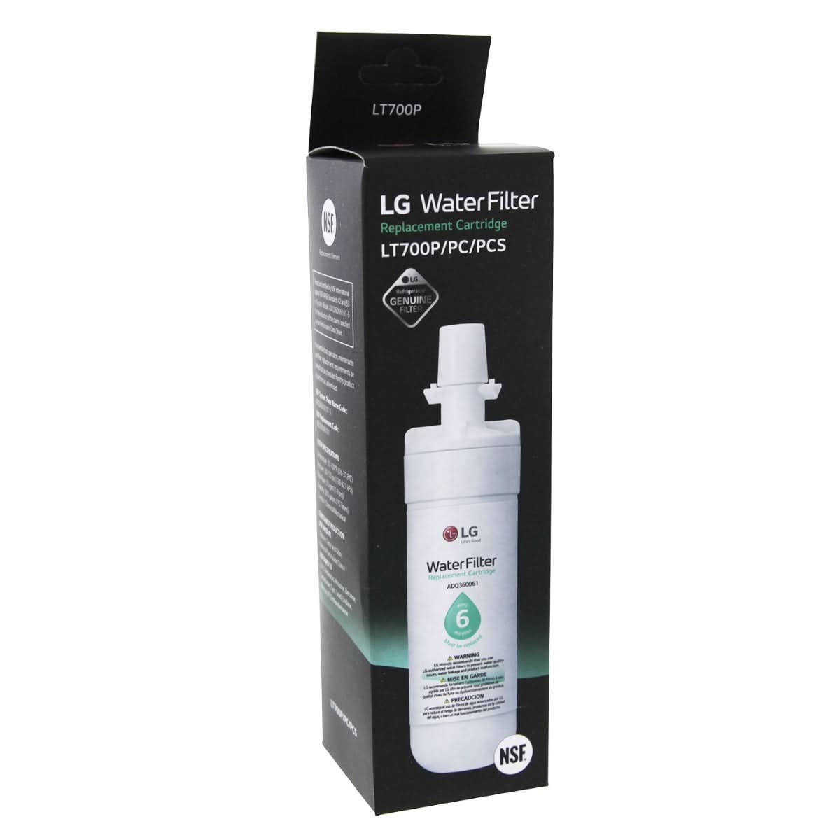 LG LT700P Refrigerator Water Filter ADQ36006101