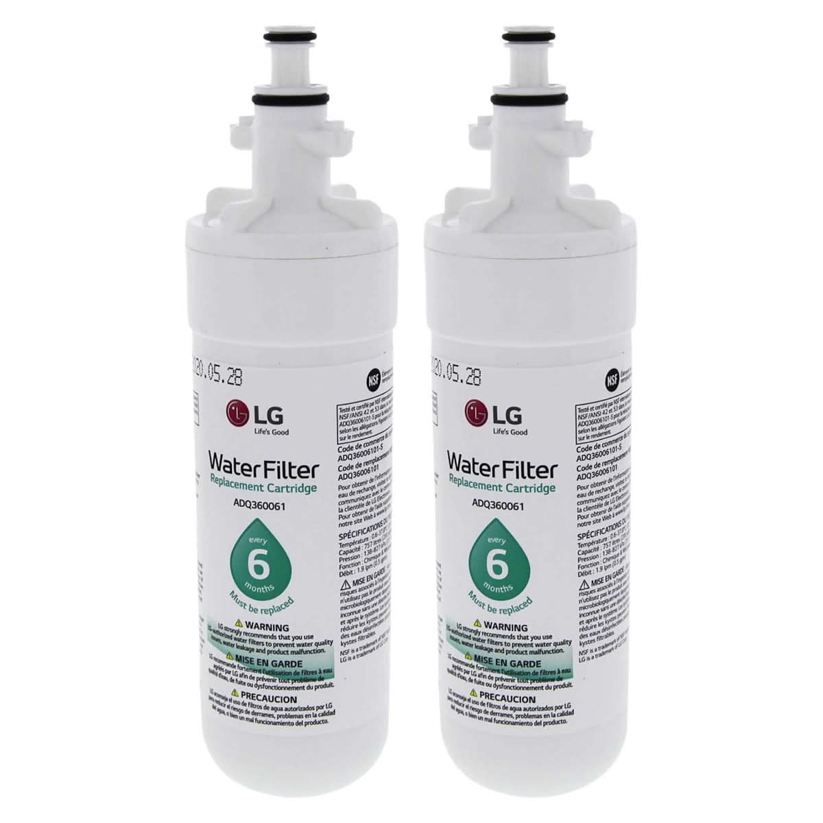 LG LT700P Refrigerator Water Filter ADQ36006101