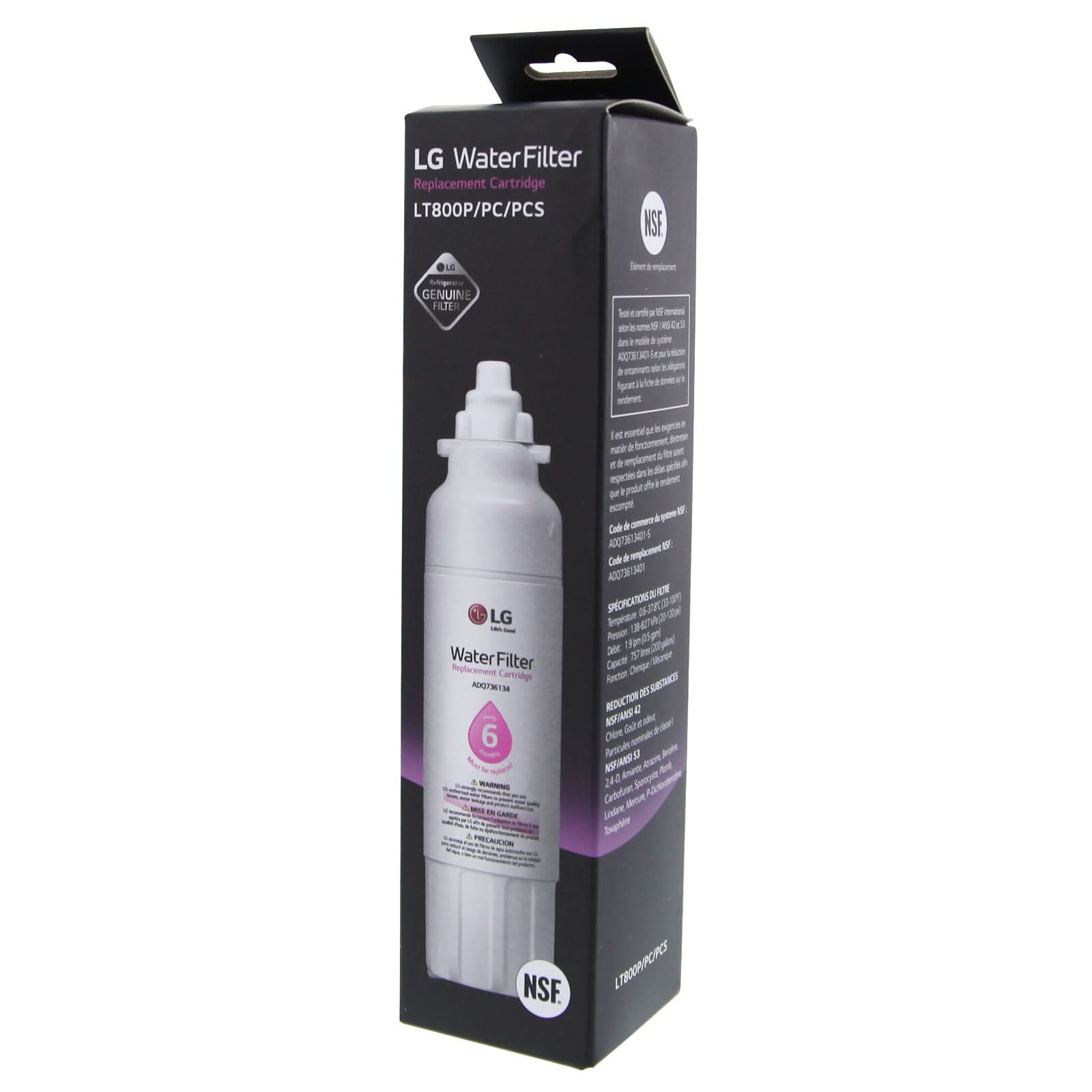 LG LT800P Refrigerator Water Filter ADQ73613401 - WaterFilters.NET