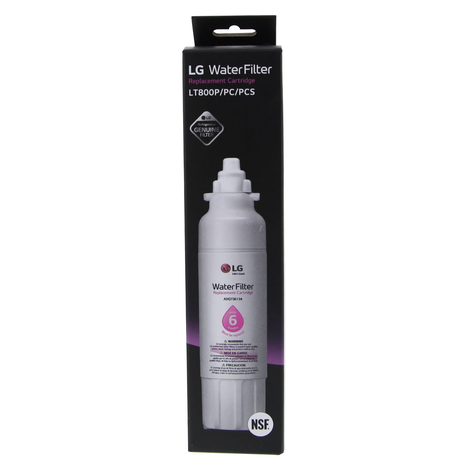 LG LT800P Refrigerator Water Filter ADQ73613401 - WaterFilters.NET