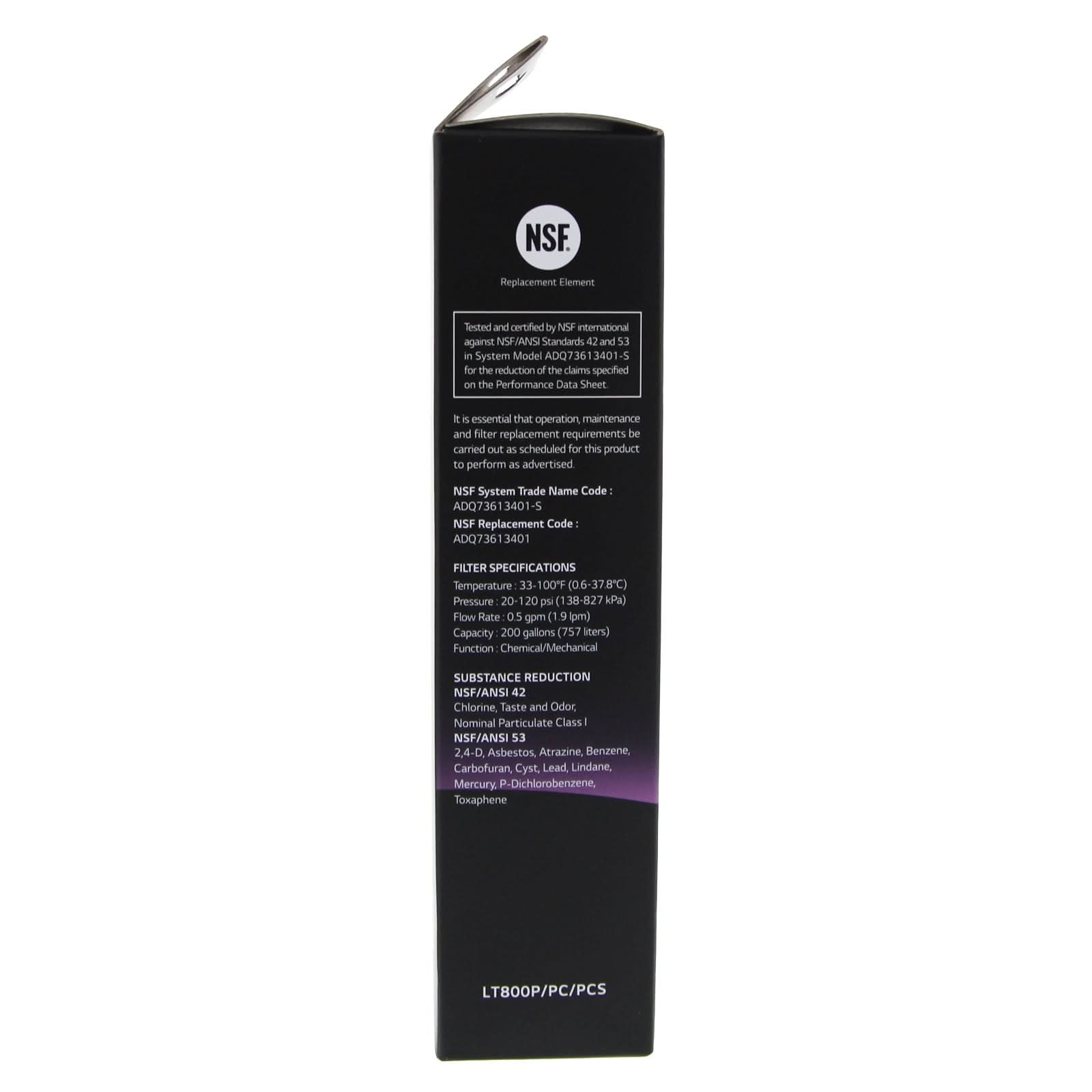 LG LT800P Refrigerator Water Filter ADQ73613401 - WaterFilters.NET