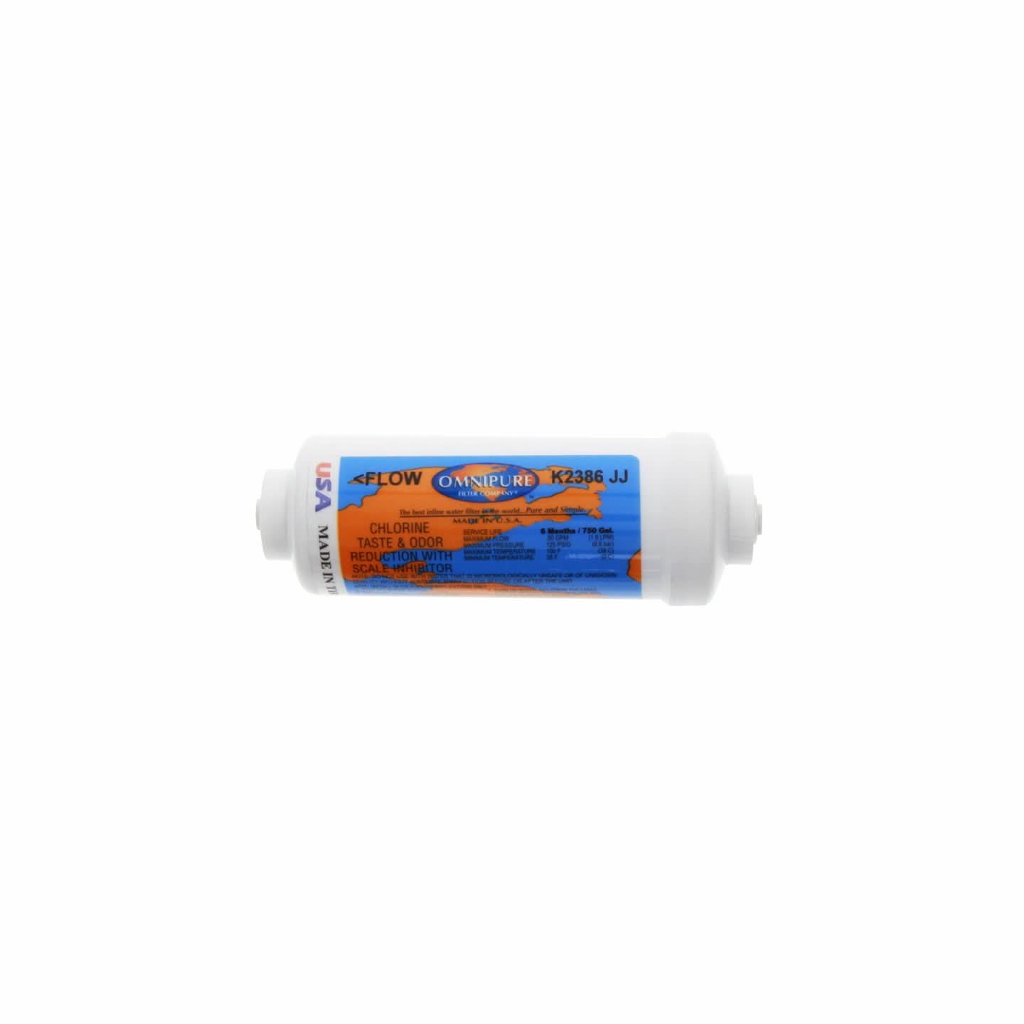 Omnipure K2386-JJ Inline Phosphate Water Filter - WaterFilters.NET