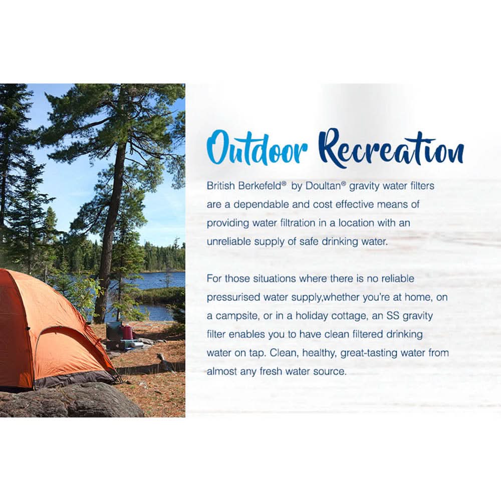 W9120133 British Berkefeld 7 Inch Ultra Fluoride Imperial Gravity Filter - WaterFilters.NET