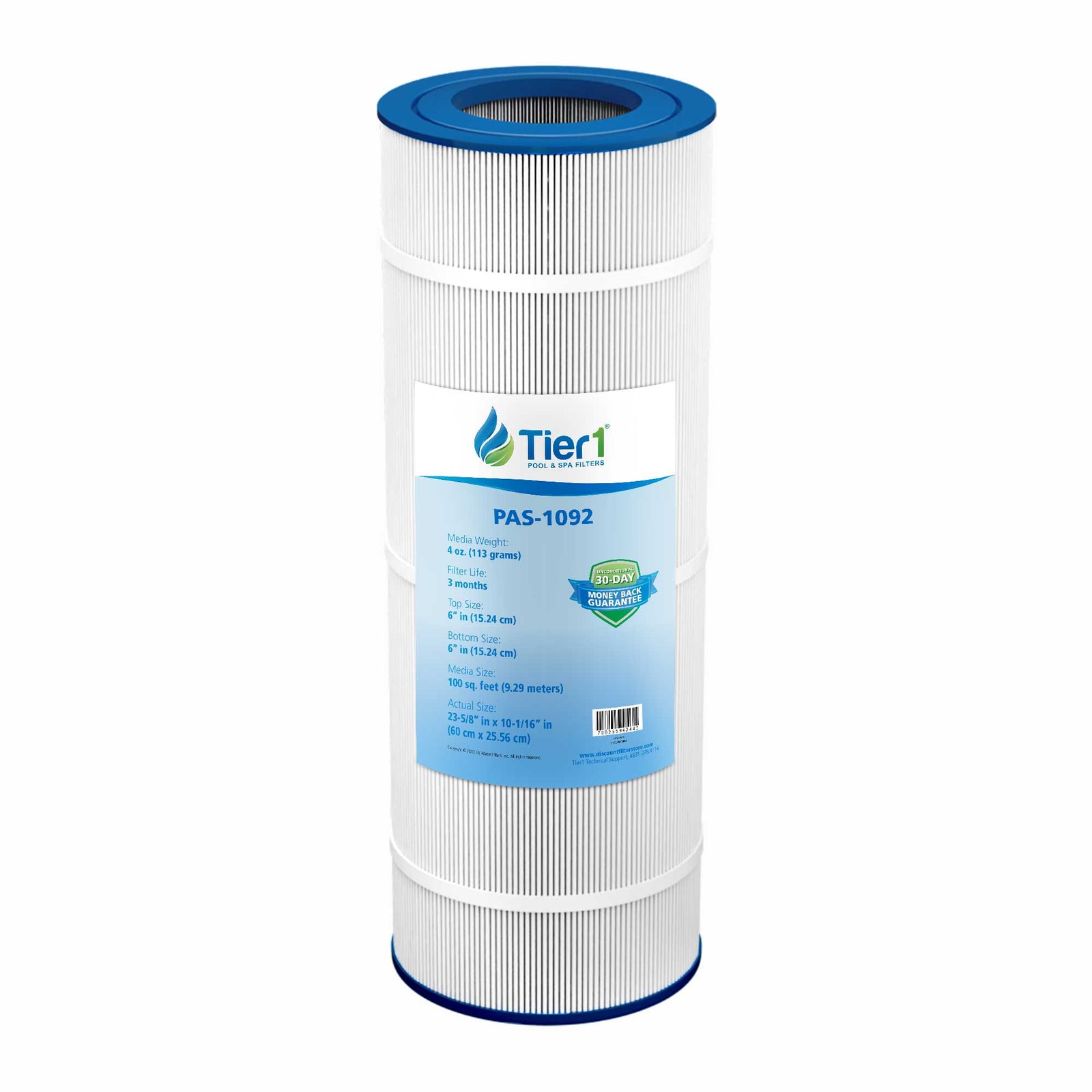 Tier1 Pleatco PAP100 and PAP100-4 Replacement Pool Filter - WaterFilters.NET
