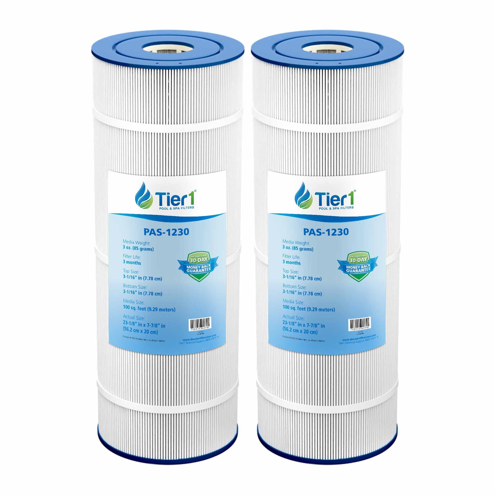 Tier1 PAS-1230 Replacement Pool and Spa Filter - WaterFilters.NET