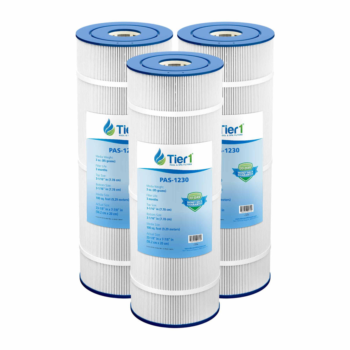 Tier1 PAS-1230 Replacement Pool and Spa Filter - WaterFilters.NET
