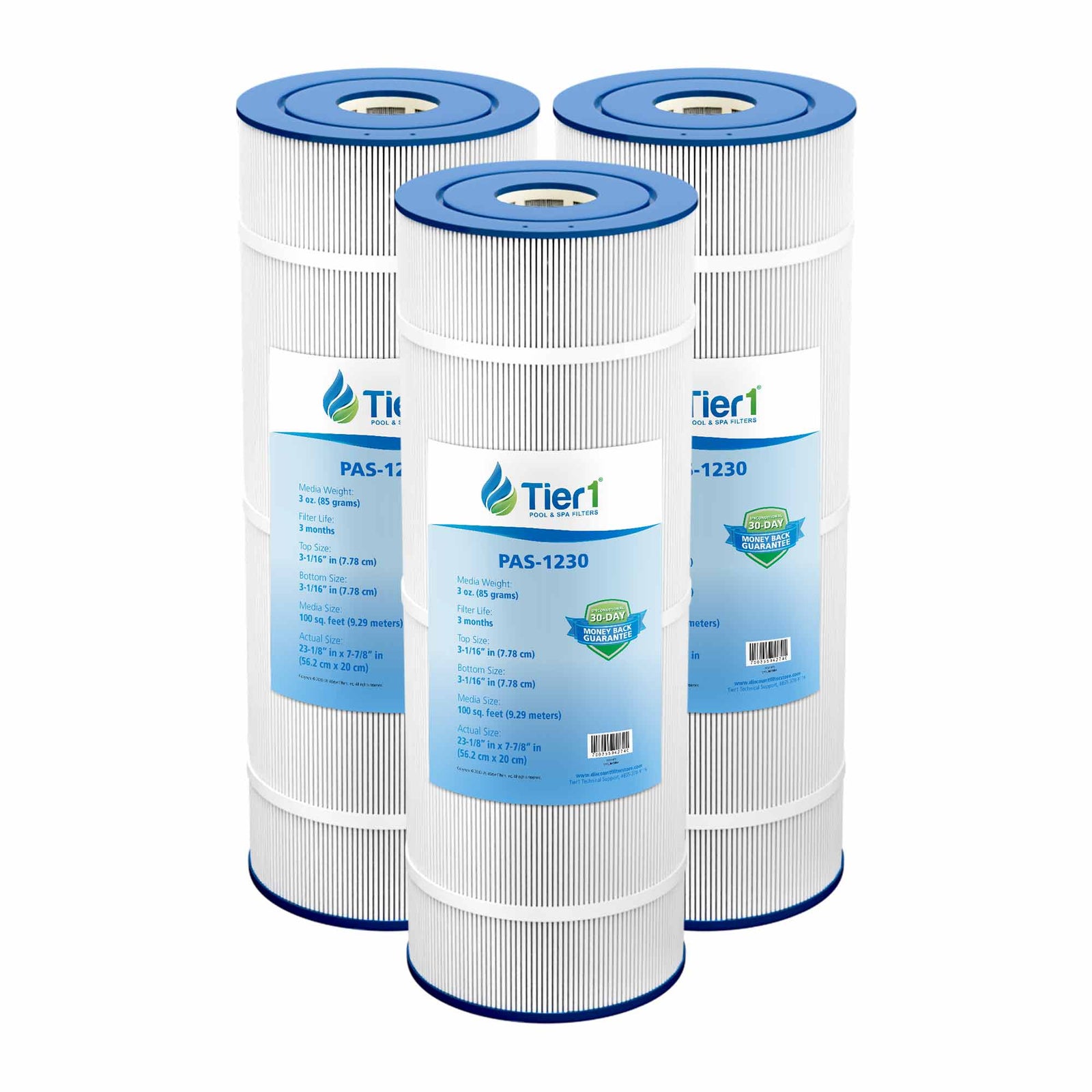 Tier1 PAS-1230 Replacement Pool and Spa Filter - WaterFilters.NET
