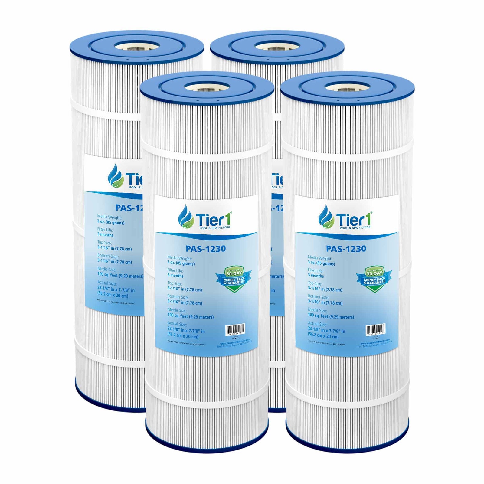 Tier1 PAS-1230 Replacement Pool and Spa Filter - WaterFilters.NET