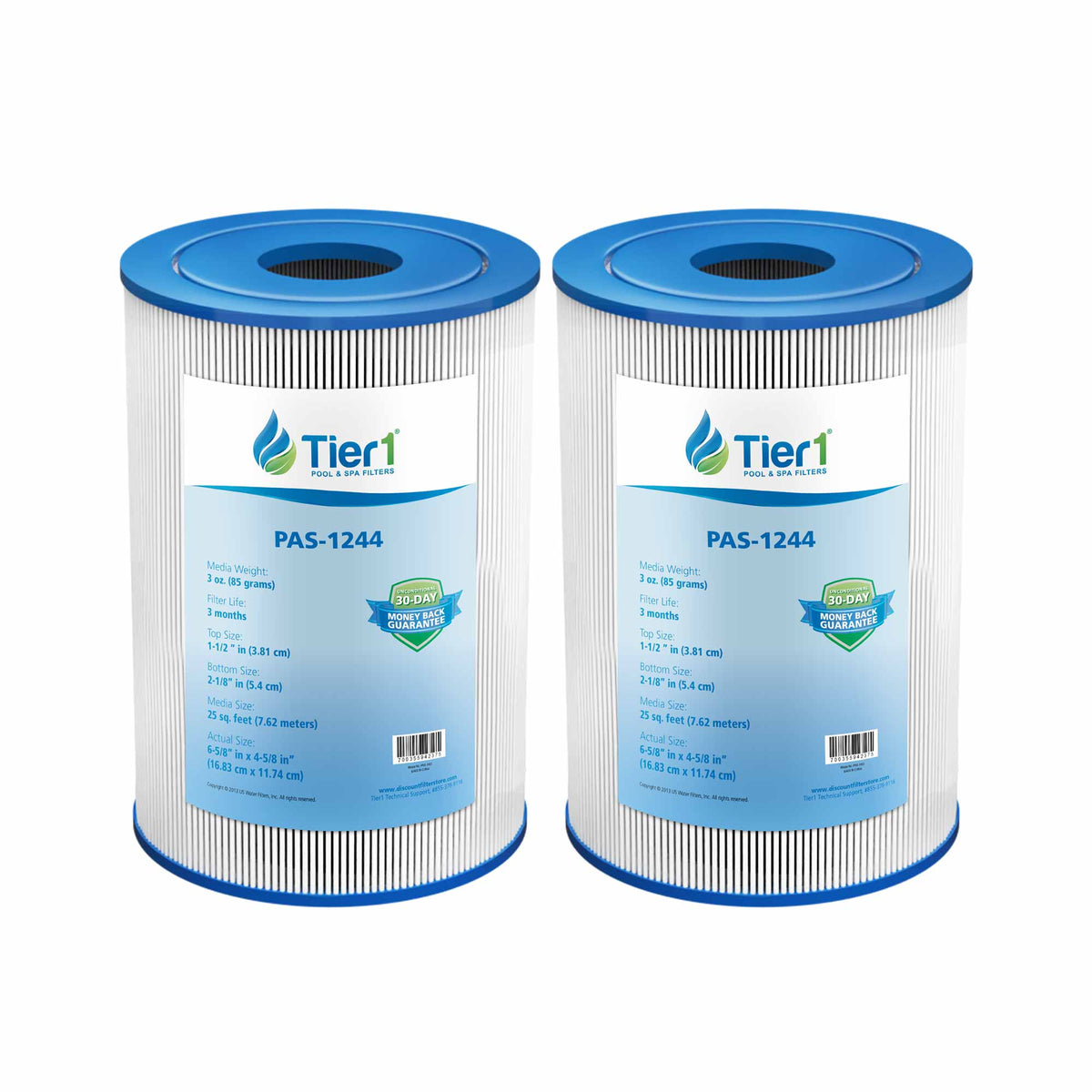Tier1 PAS-1244 Replacement Pool and Spa Filter fits the Freeflow Lagas and CLX - WaterFilters.NET