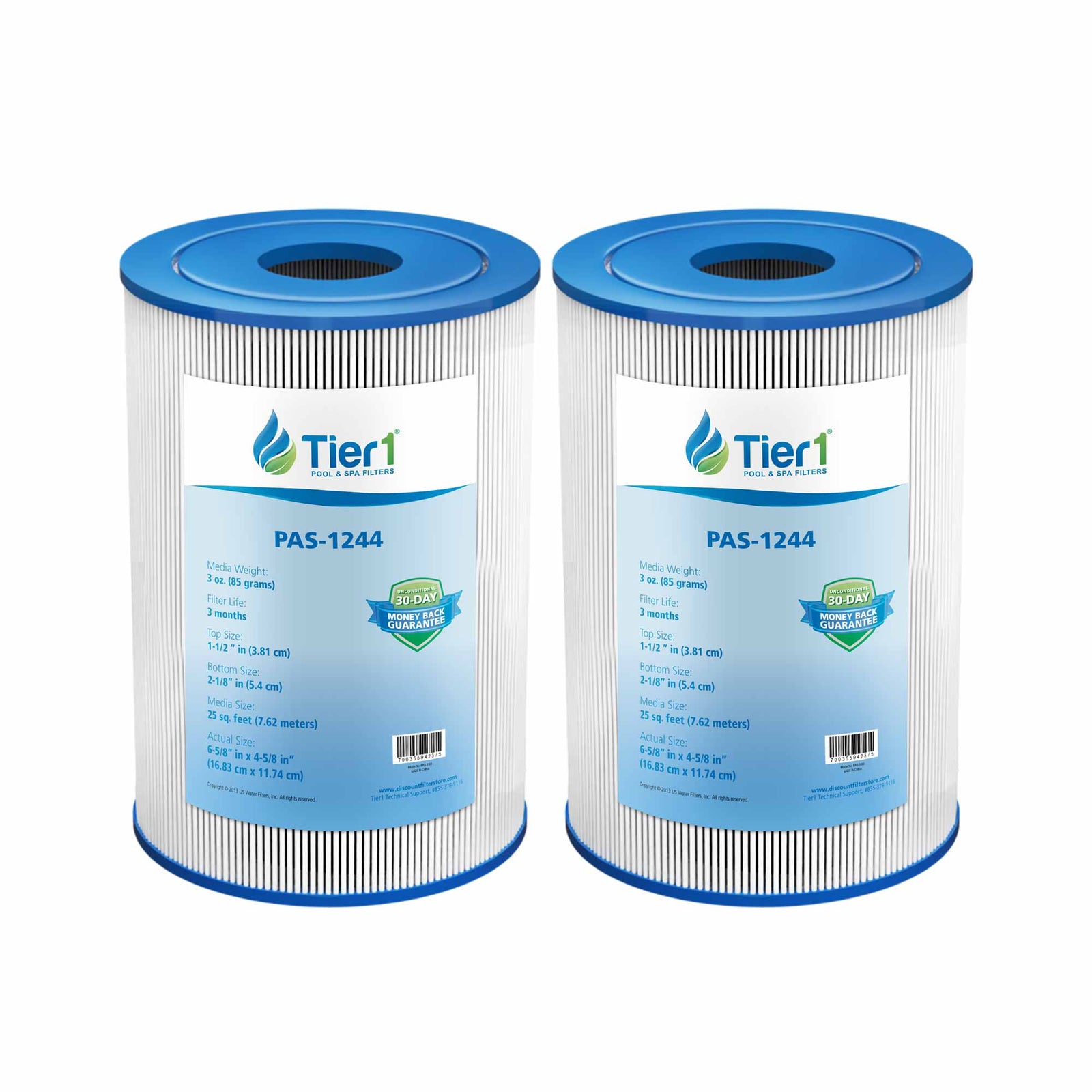 Tier1 PAS-1244 Replacement Pool and Spa Filter fits the Freeflow Lagas and CLX - WaterFilters.NET