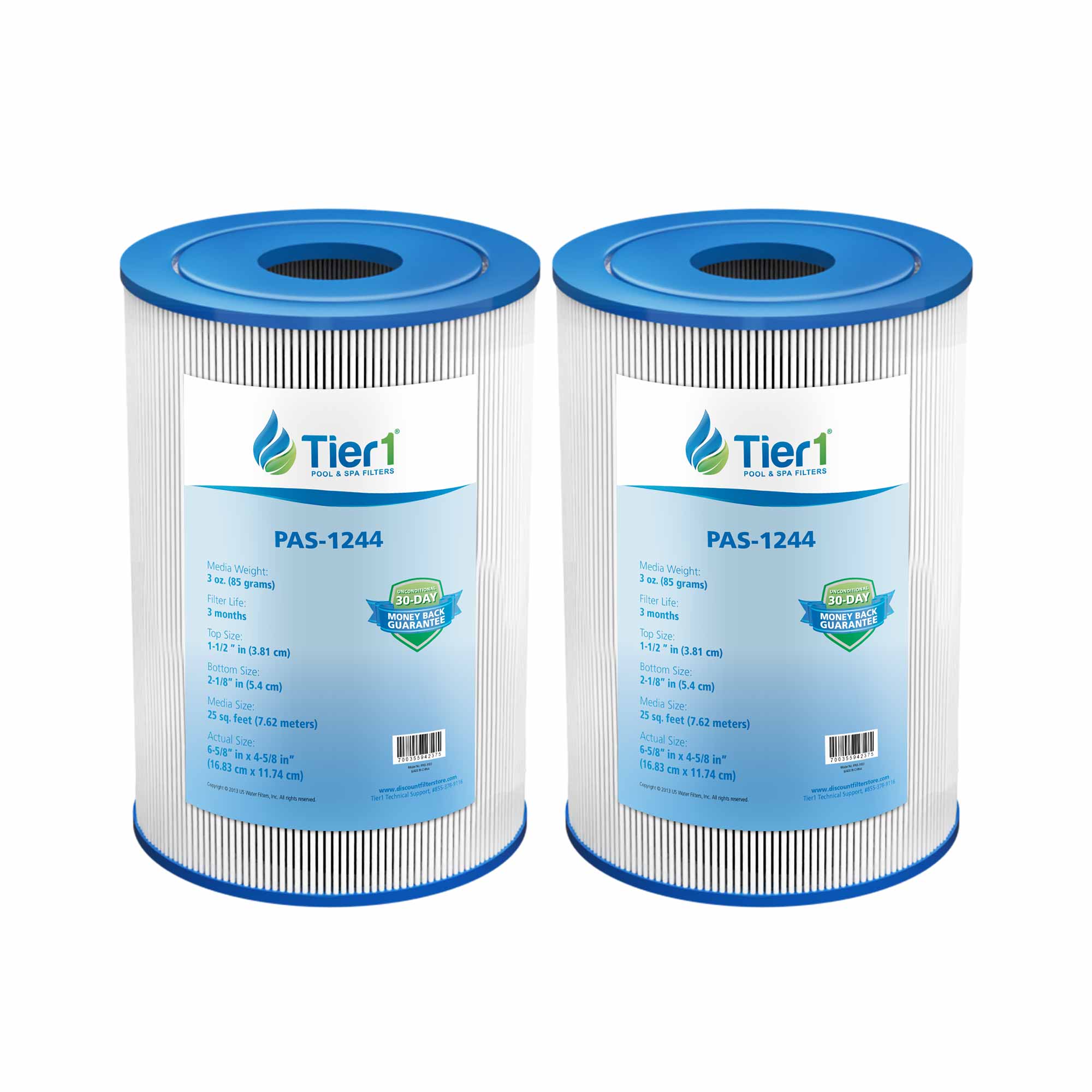Tier1 PAS-1244 Replacement Pool and Spa Filter fits the Freeflow Lagas and CLX - WaterFilters.NET
