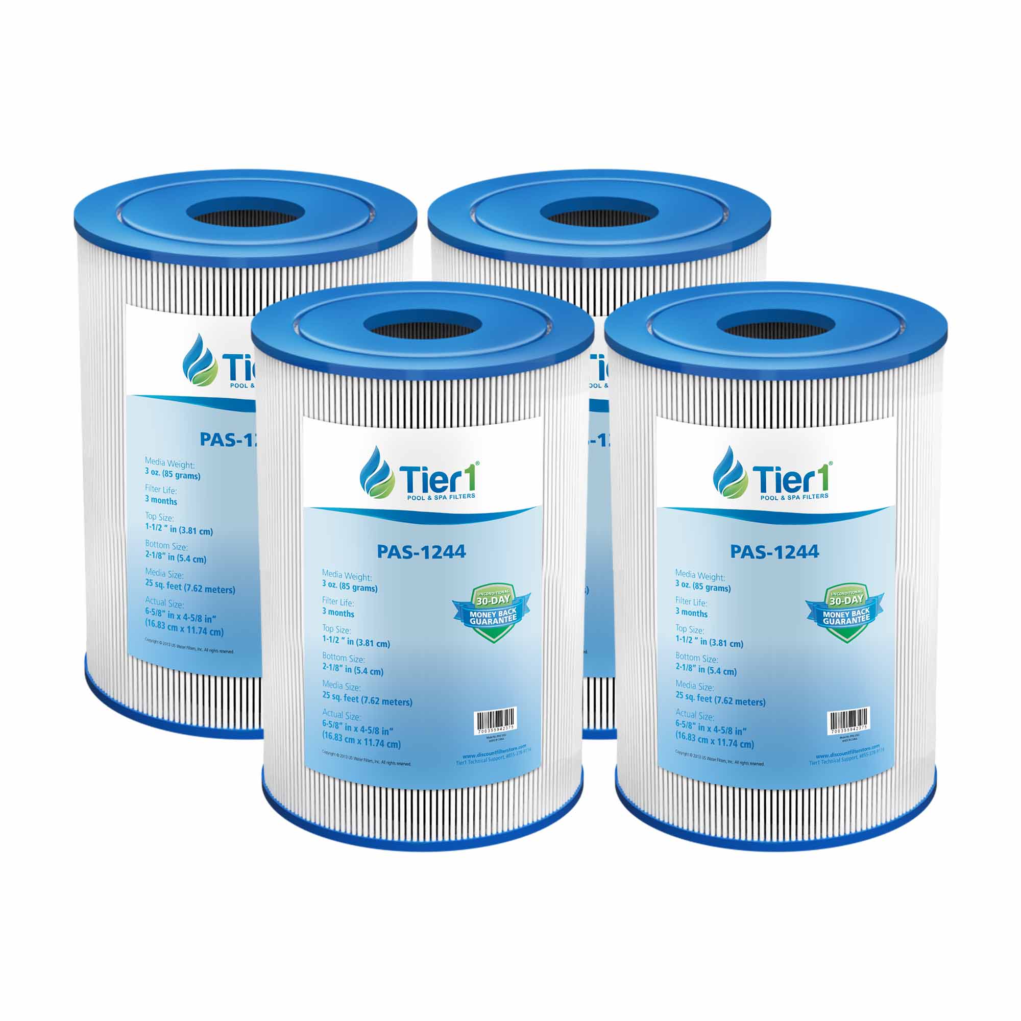 Tier1 PAS-1244 Replacement Pool and Spa Filter fits the Freeflow Lagas and CLX - WaterFilters.NET