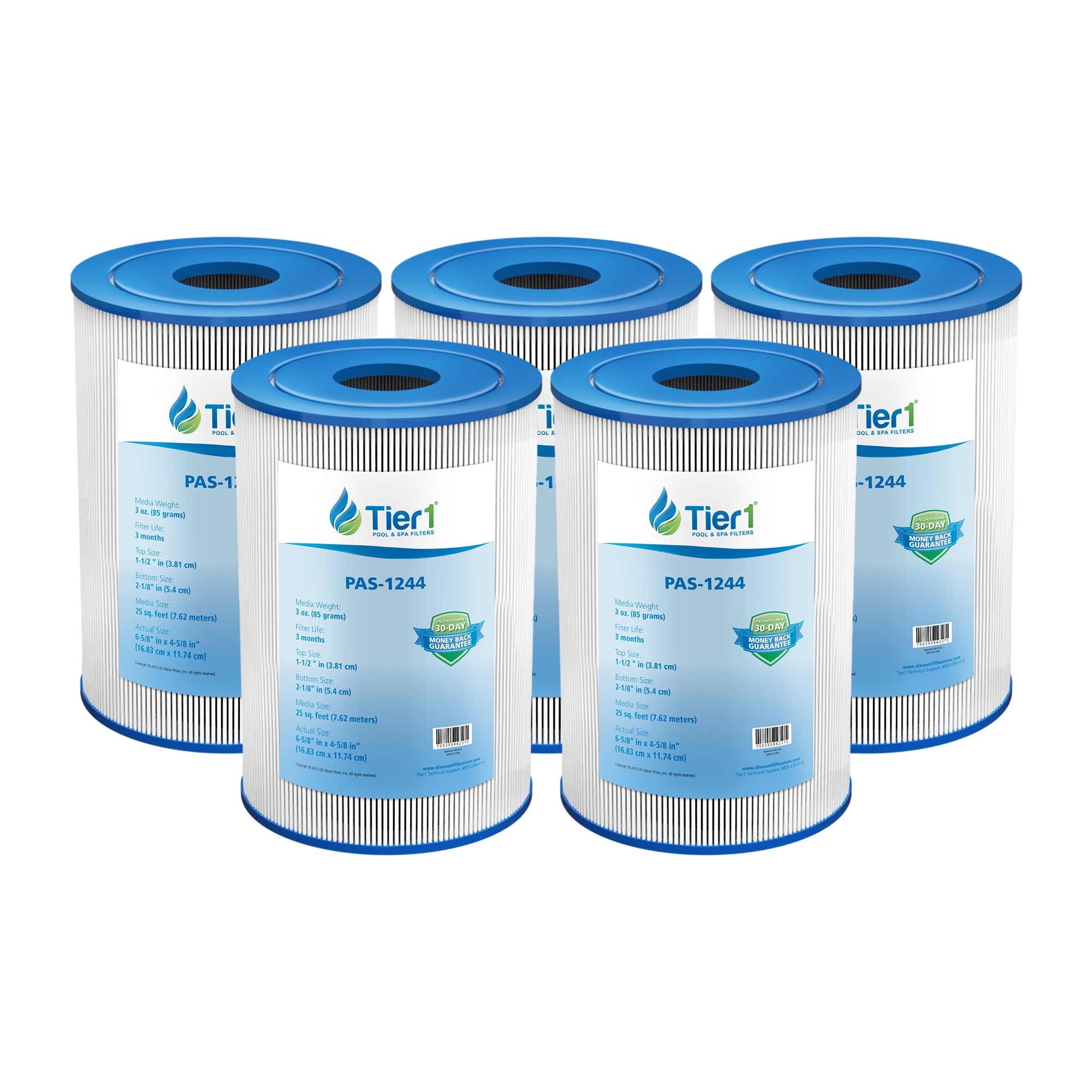 Tier1 PAS-1244 Replacement Pool and Spa Filter fits the Freeflow Lagas and CLX - WaterFilters.NET