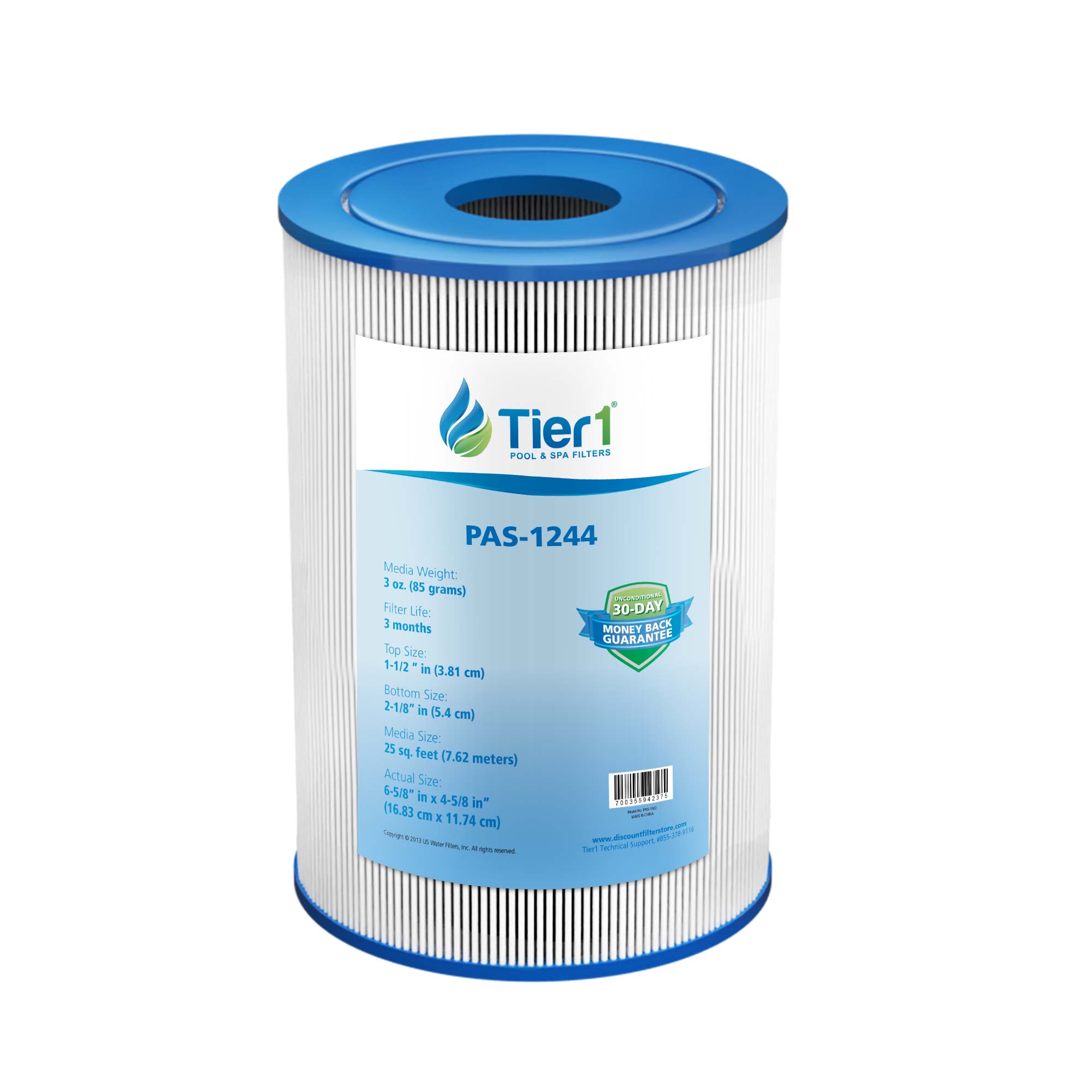 Tier1 PAS-1244 Replacement Pool and Spa Filter fits the Freeflow Lagas and CLX - WaterFilters.NET