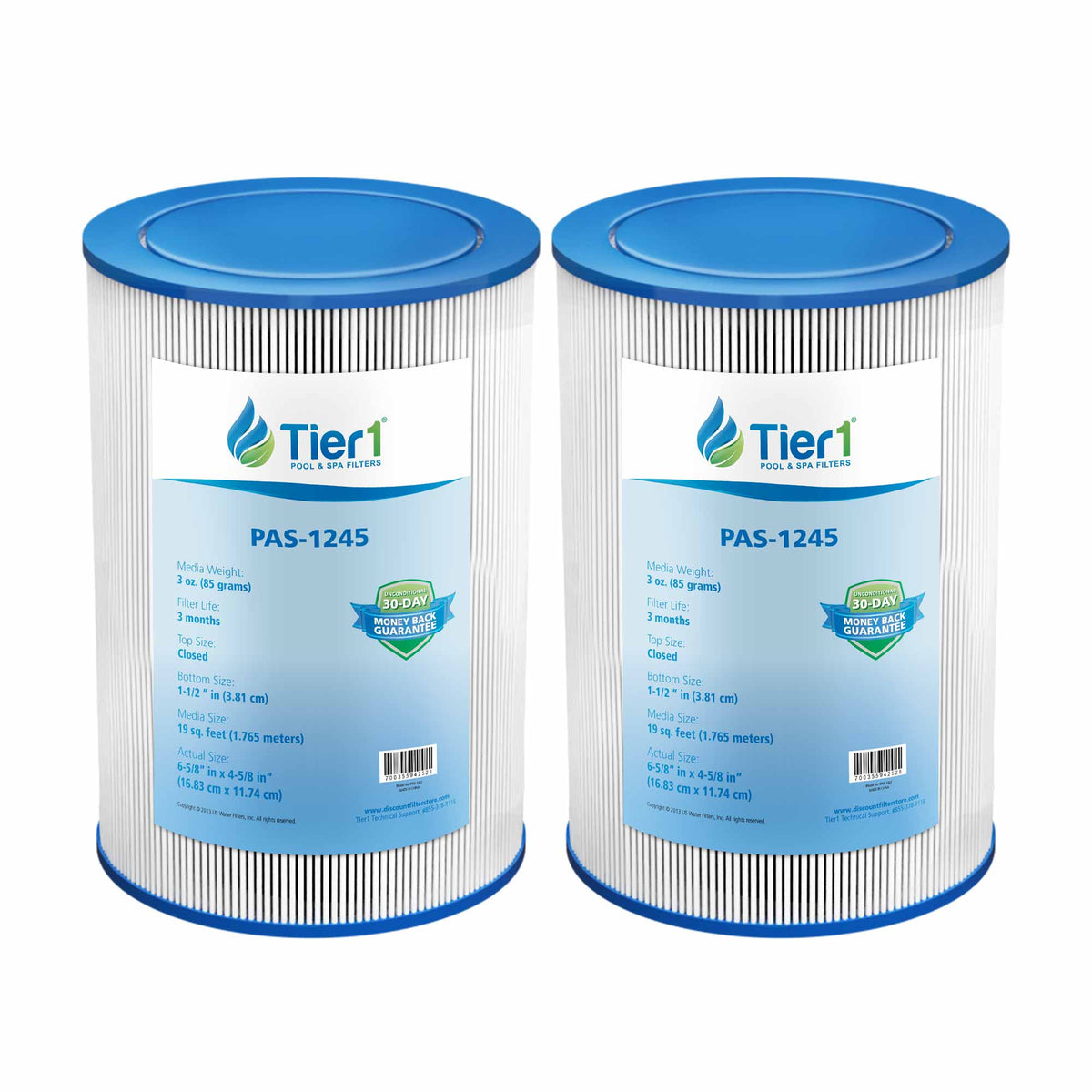 6-5/8 X 4-5/8-Inch Tier1 PAS-1245 Replacement For FF-100 - WaterFilters.NET