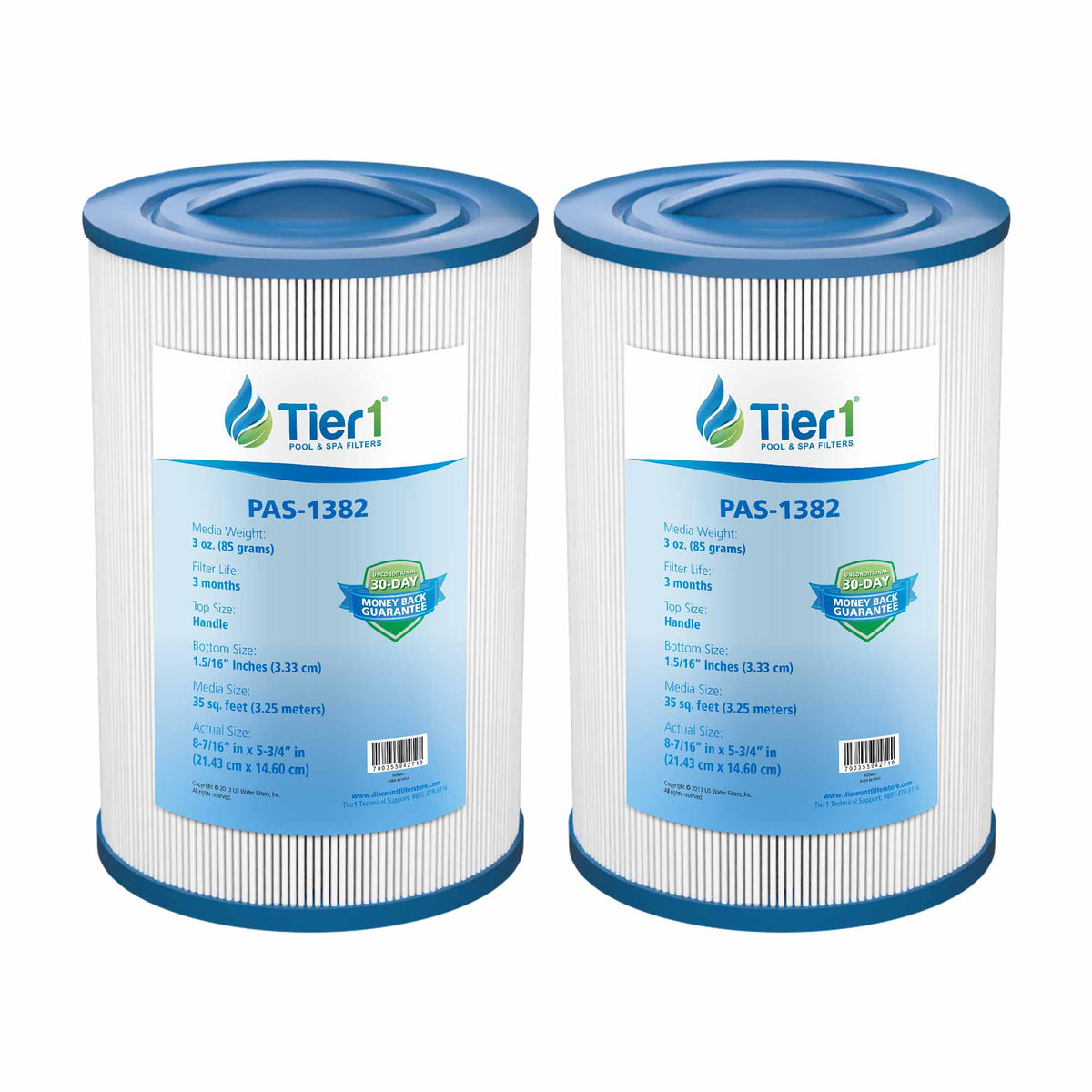 Tier1 PAS-1382 Replacement Pool and Spa Filter - WaterFilters.NET