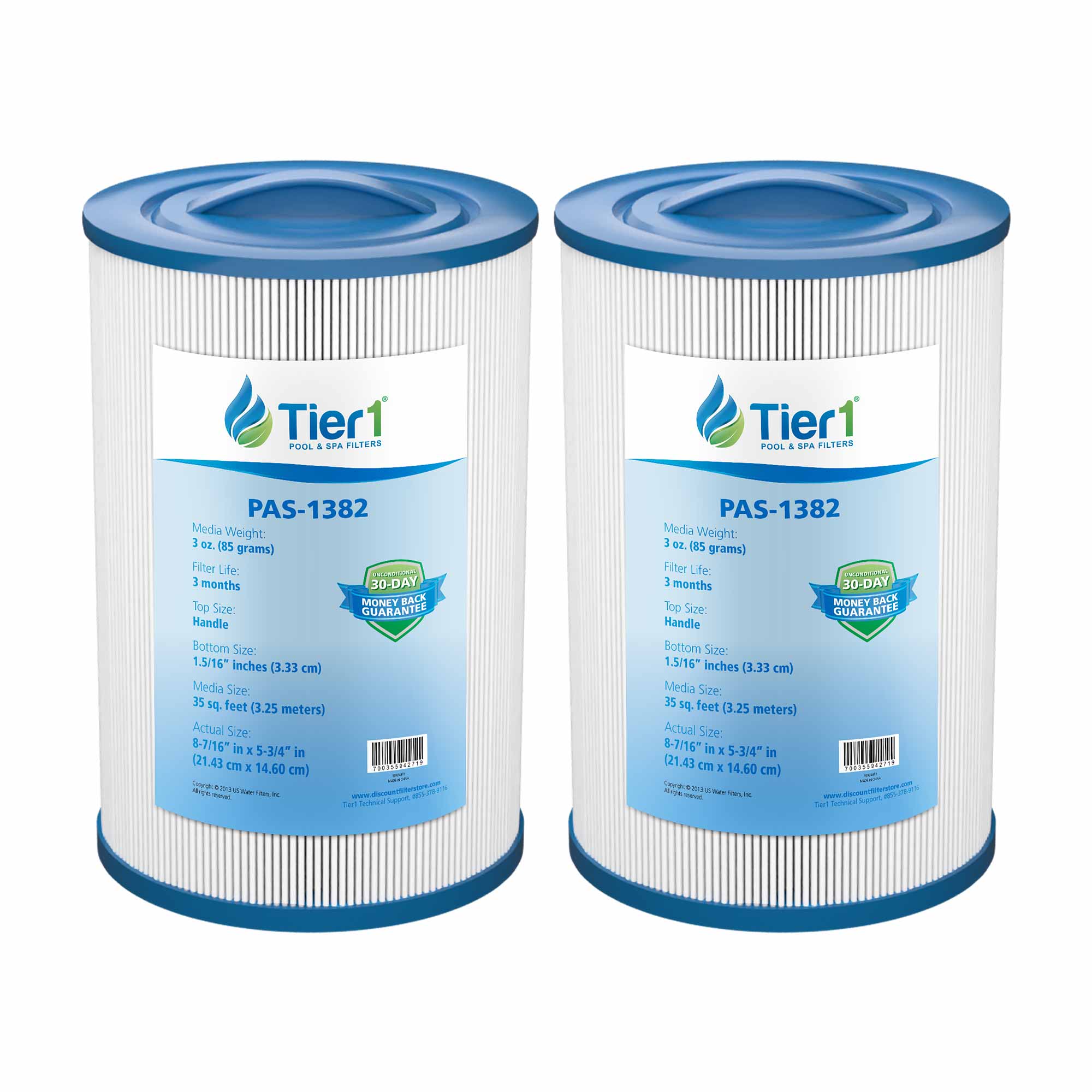 Tier1 PAS-1382 Replacement Pool and Spa Filter - WaterFilters.NET