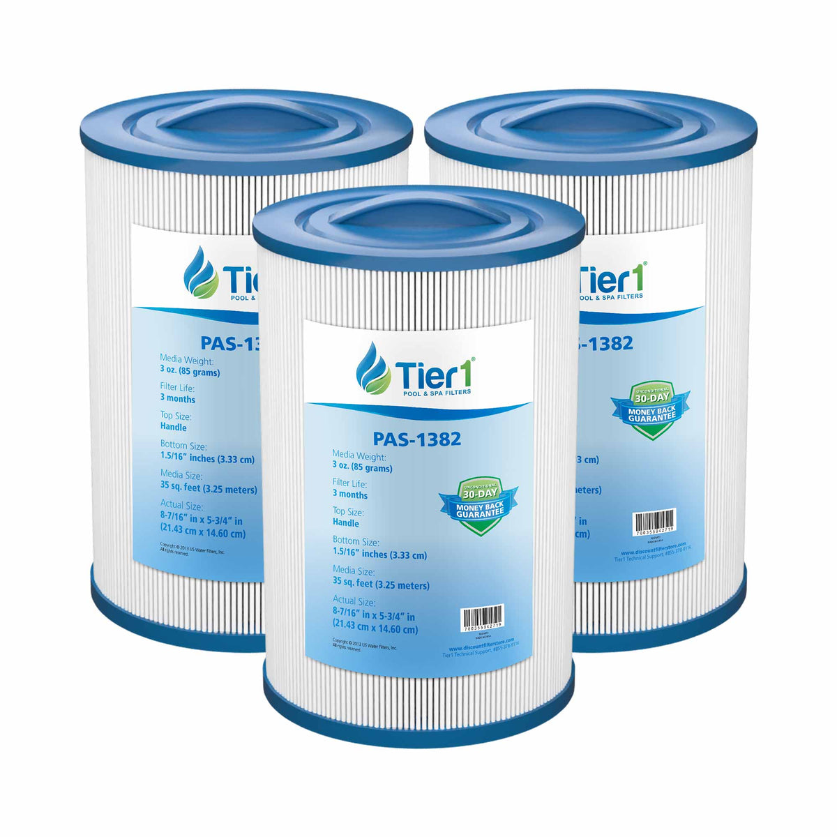 Tier1 PAS-1382 Replacement Pool and Spa Filter - WaterFilters.NET
