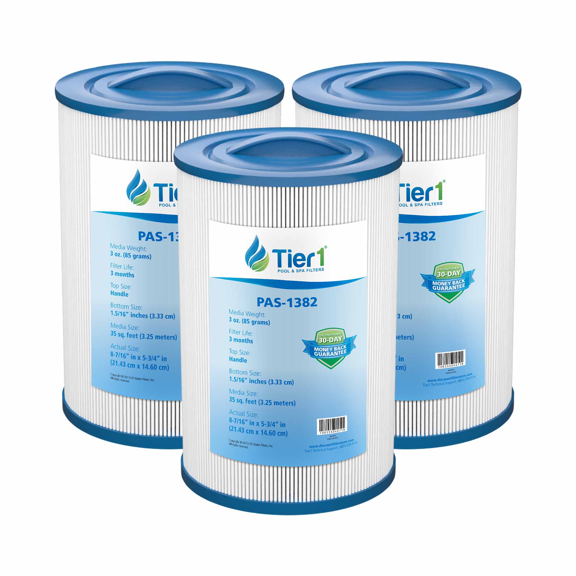 Tier1 PAS-1382 Replacement Pool and Spa Filter - WaterFilters.NET