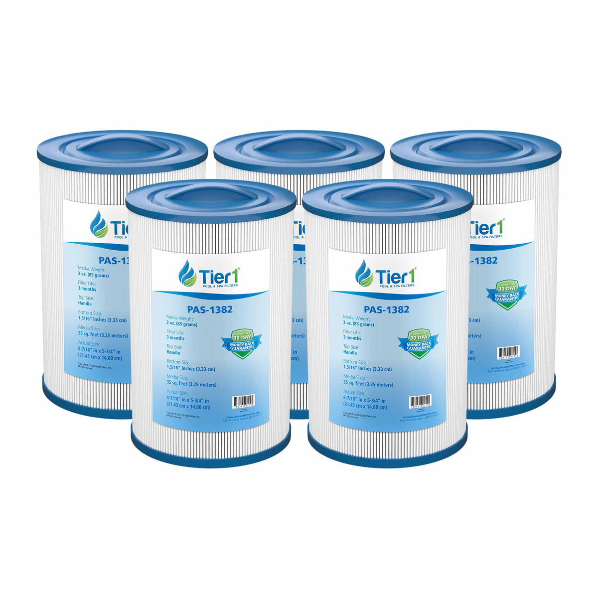 Tier1 PAS-1382 Replacement Pool and Spa Filter - WaterFilters.NET